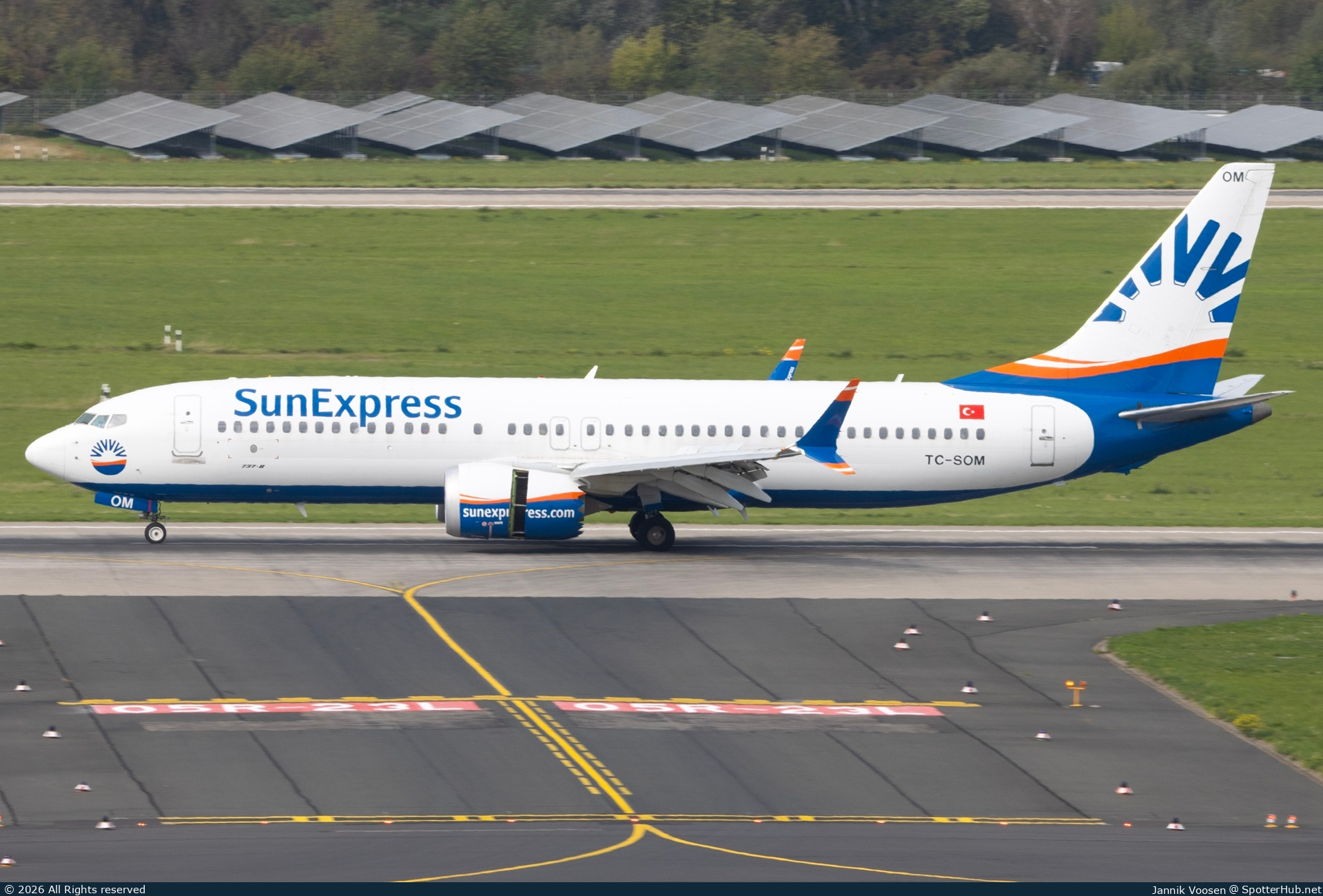 Photo of TC-SOM - Boeing 737 MAX 8 operated by SunExpress