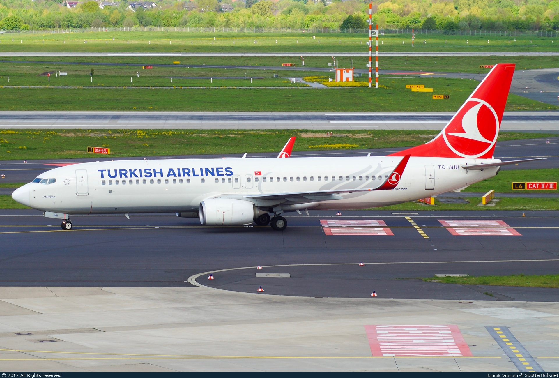 Photo of TC-JHU - Boeing 737-8F2 operated by Turkish Airlines
