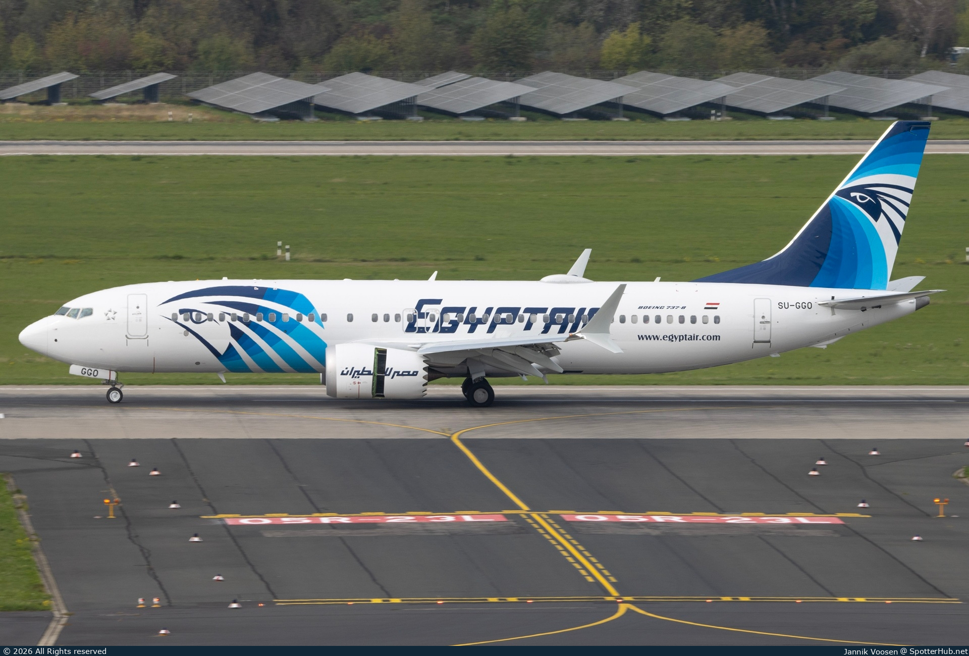 Photo of SU-GGO - Boeing 737 MAX 8 operated by Egyptair