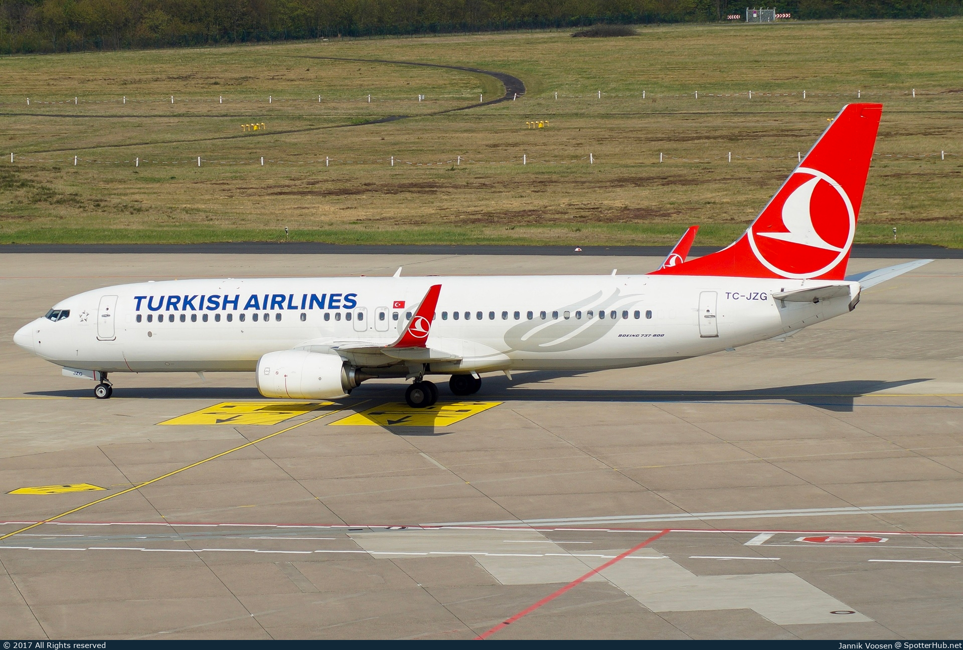 Photo of TC-JZG - Boeing 737-8F2 operated by Turkish Airlines