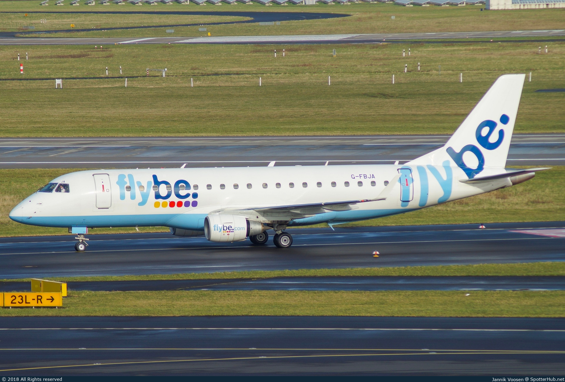 Photo of G-FBJA - Embraer ERJ-175STD operated by flybe