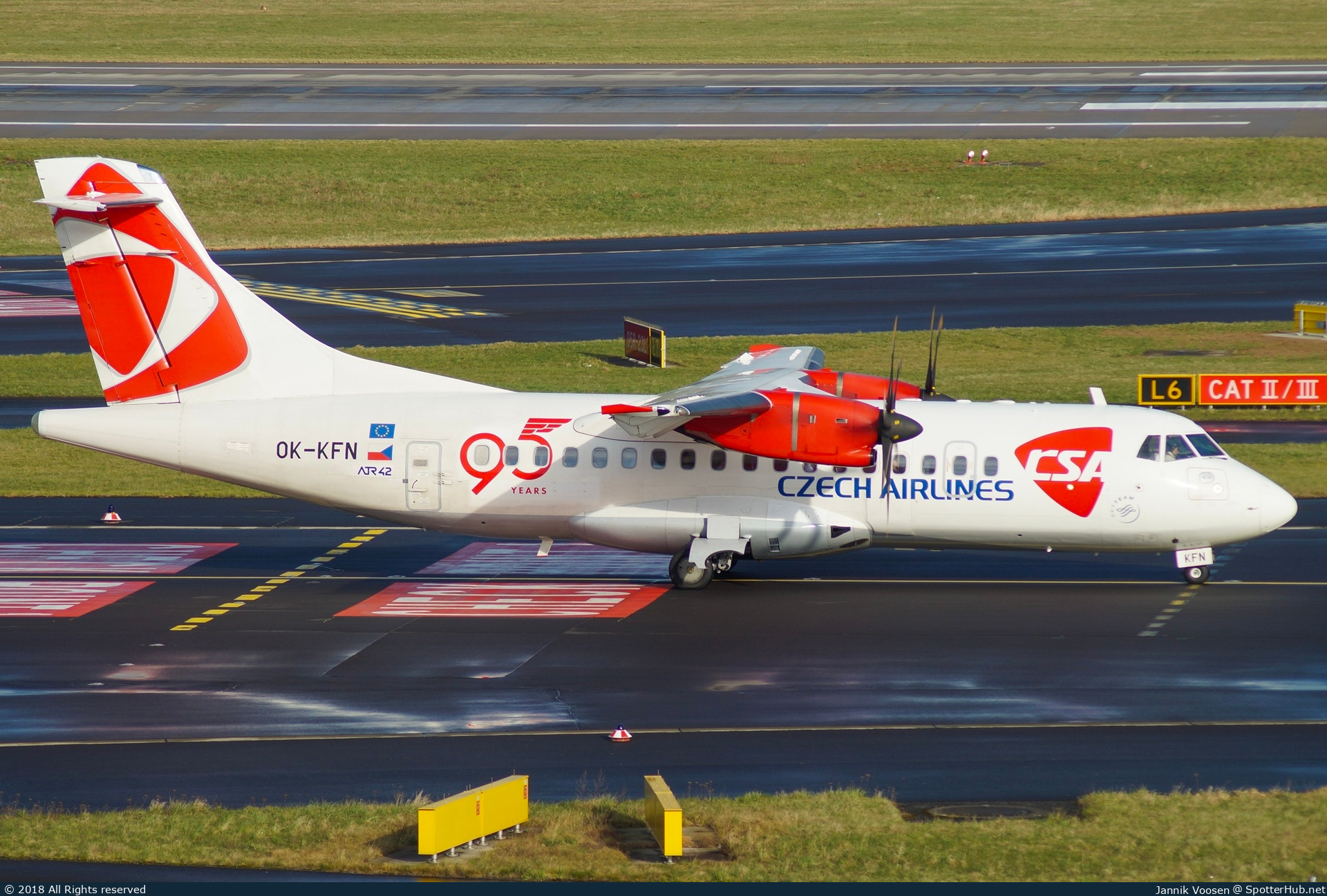 Photo of OK-KFN - ATR 42-500 operated by CSA Czech Airlines