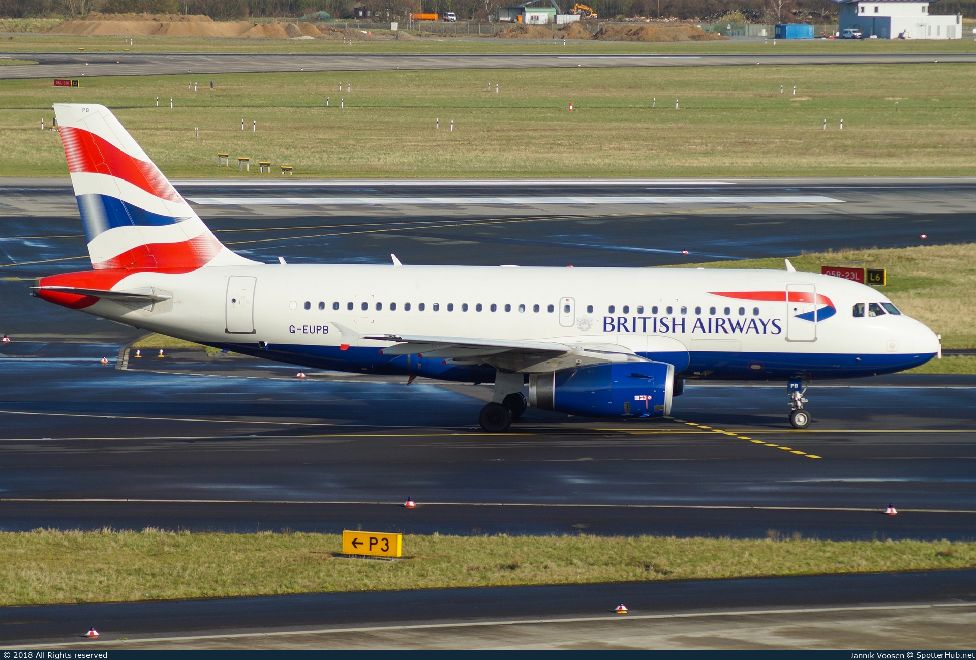 Photo of G-EUPB - Airbus A319-131 operated by British Airways