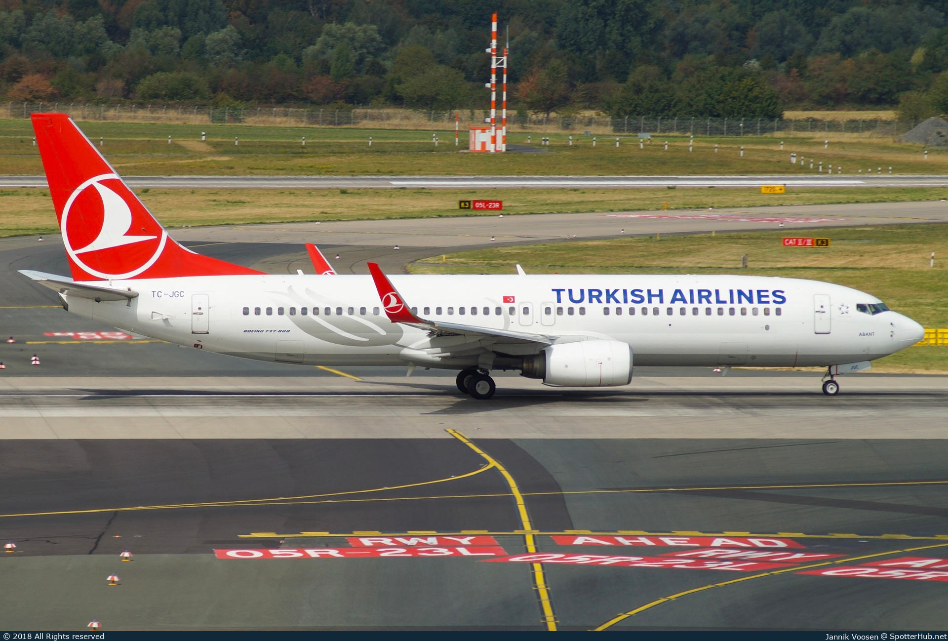 Photo of TC-JGC - Boeing 737-8F2 operated by Turkish Airlines