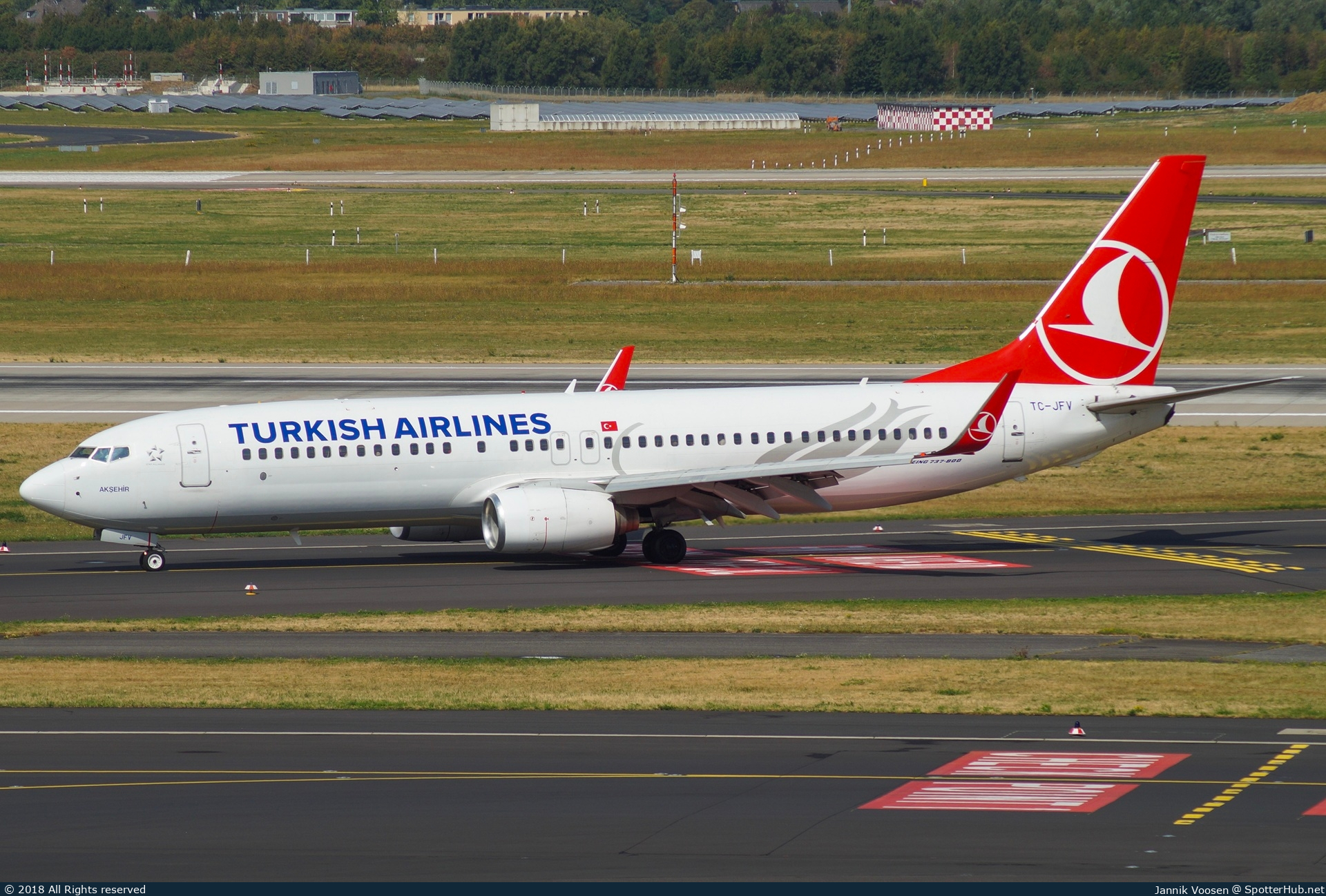 Photo of TC-JFV - Boeing 737-8F2 operated by Turkish Airlines