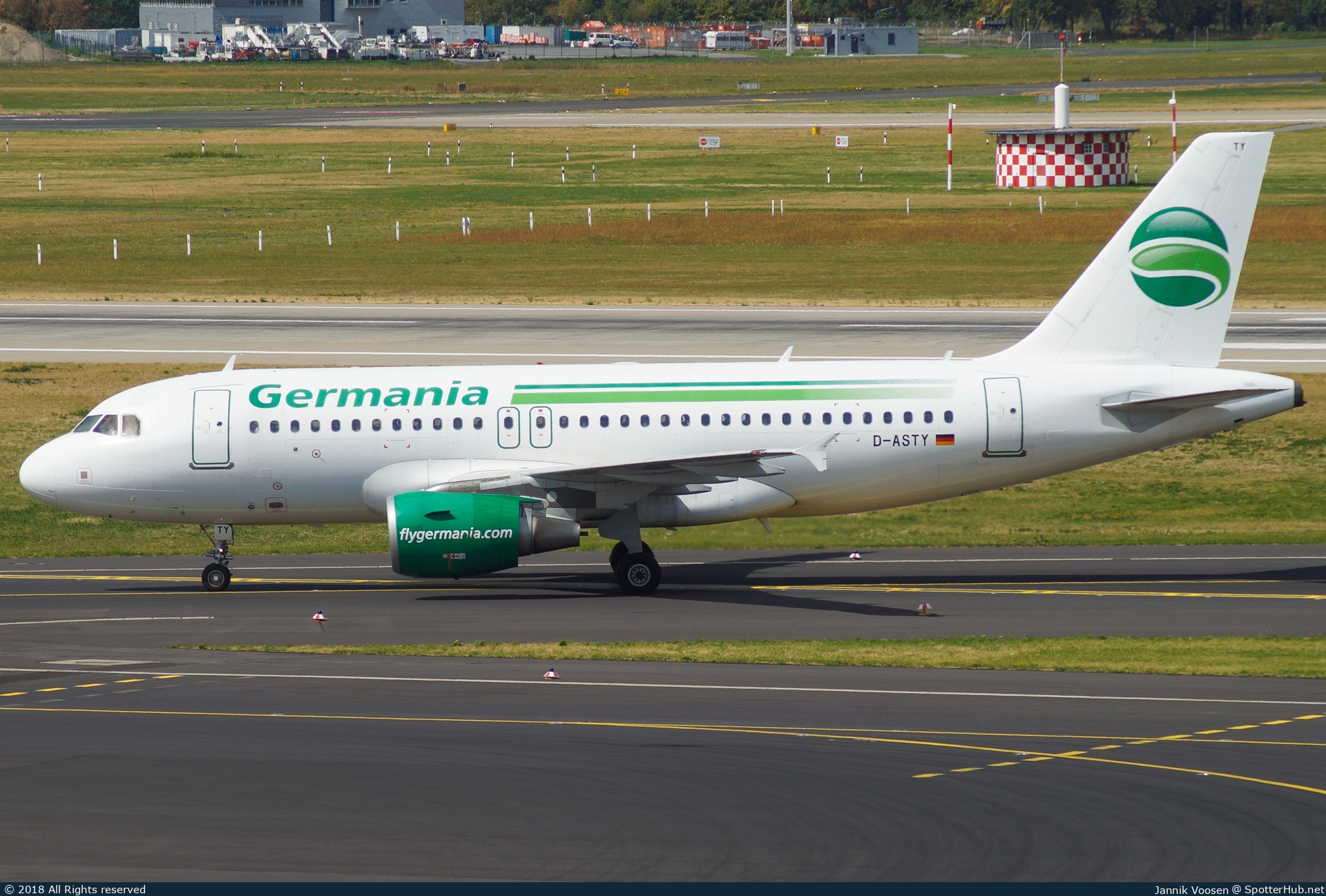 Photo of D-ASTY - Airbus A319-112 operated by Germania