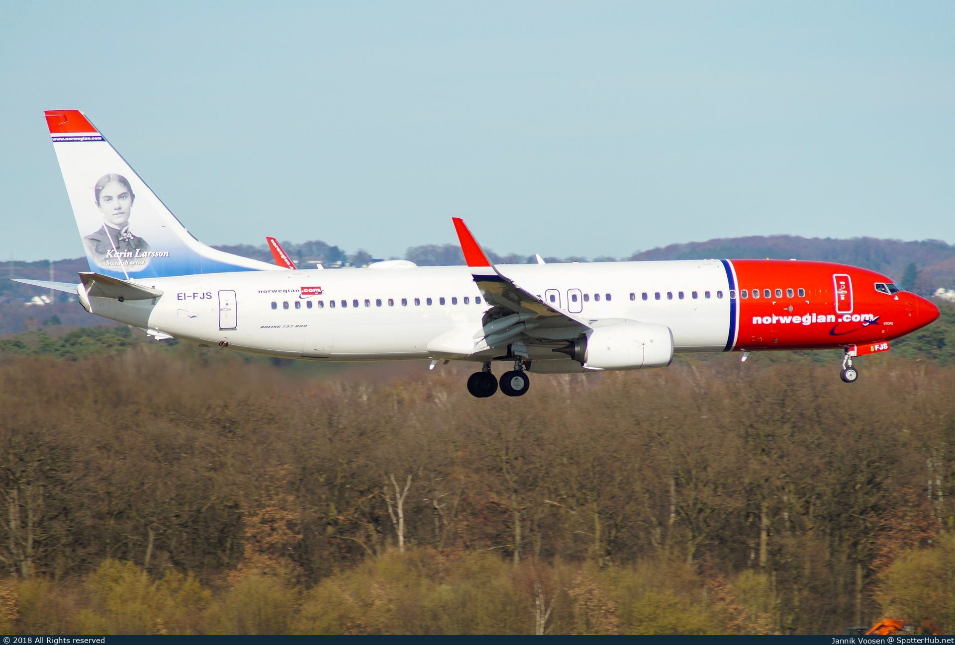 Photo of EI-FJS - Boeing 737-8JP operated by Norwegian Air International