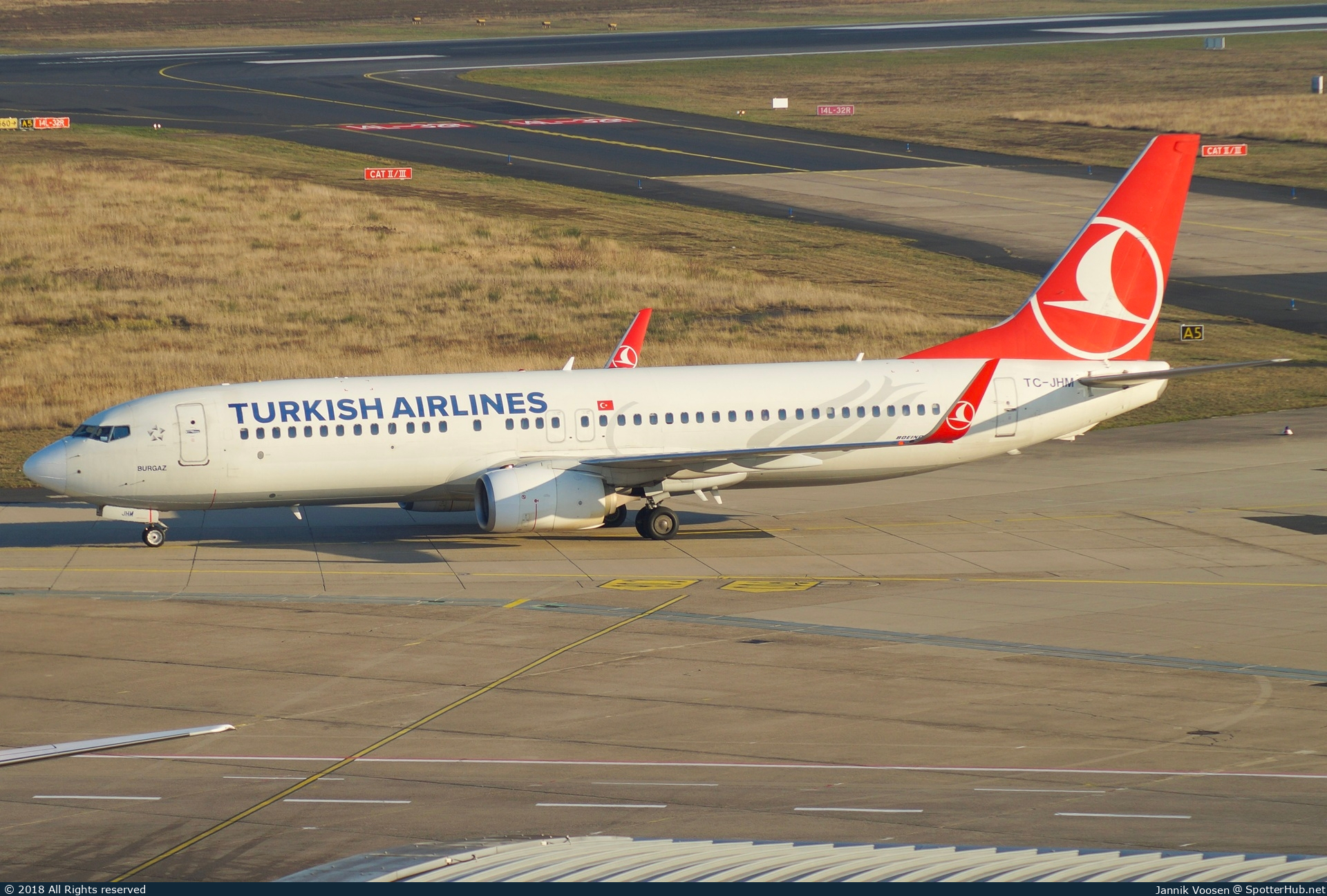 Photo of TC-JHM - Boeing 737-8F2 operated by Turkish Airlines