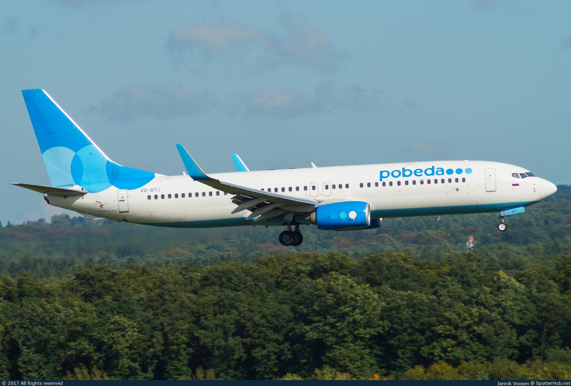 Photo of VQ-BTJ - Boeing 737-8LJ operated by Pobeda