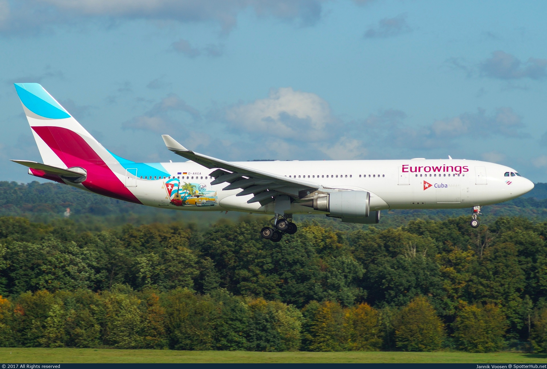 Photo of D-AXGA - Airbus A330-203 operated by Eurowings (opb SunExpress Germany)