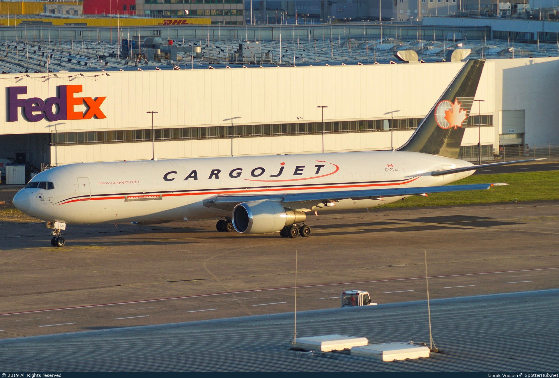 Photo of C-GVIJ - Boeing 767-328(ER)(BDSF) operated by Cargojet Airways