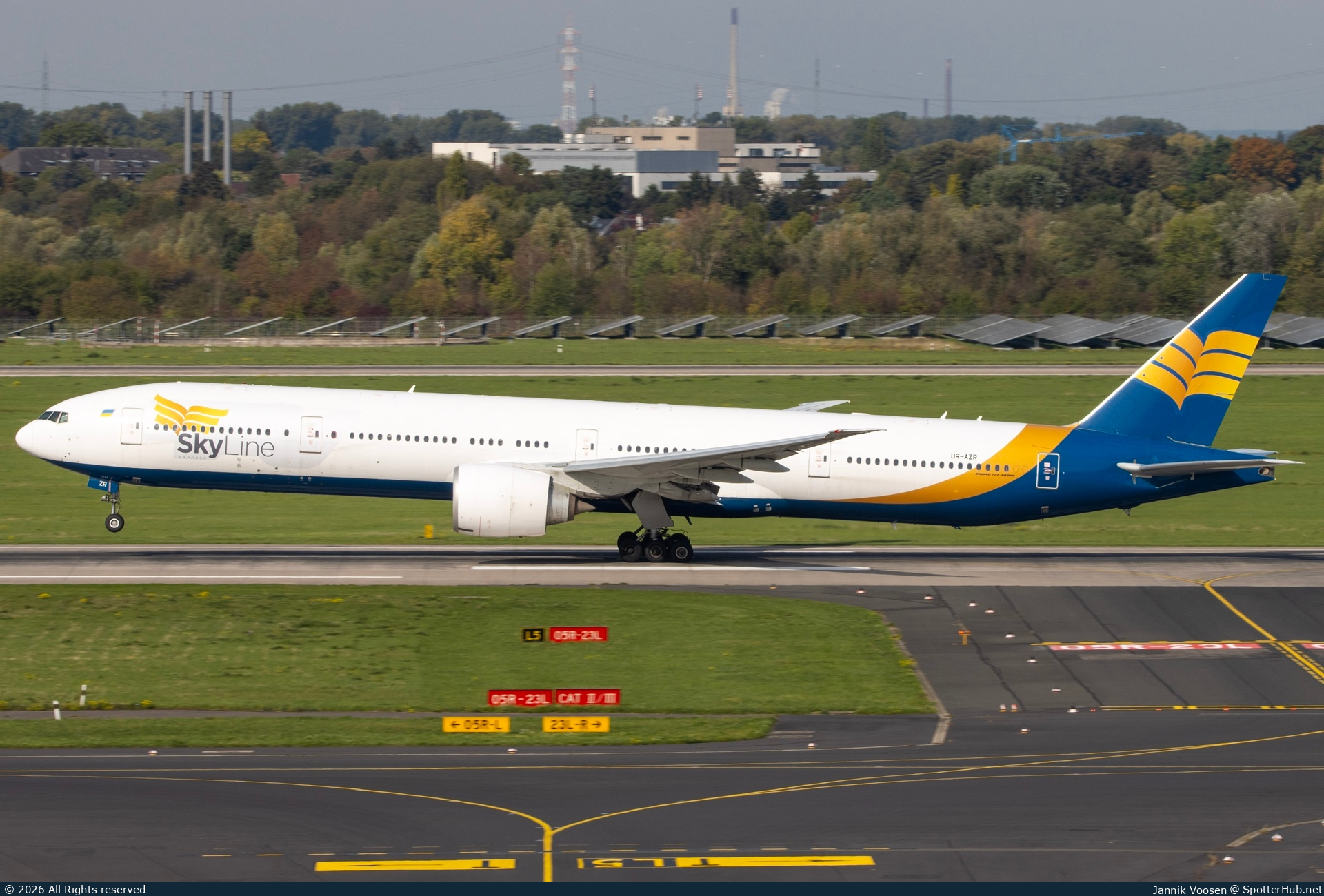 Photo of UR-AZR - Boeing 777-31H(ER) operated by Skyline Express Airlines