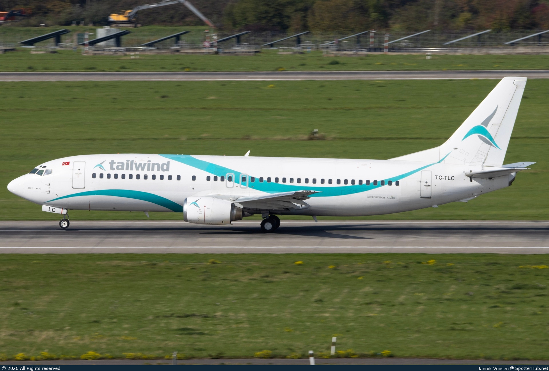 Photo of TC-TLC - Boeing 737-4Q8 operated by Tailwind Airlines