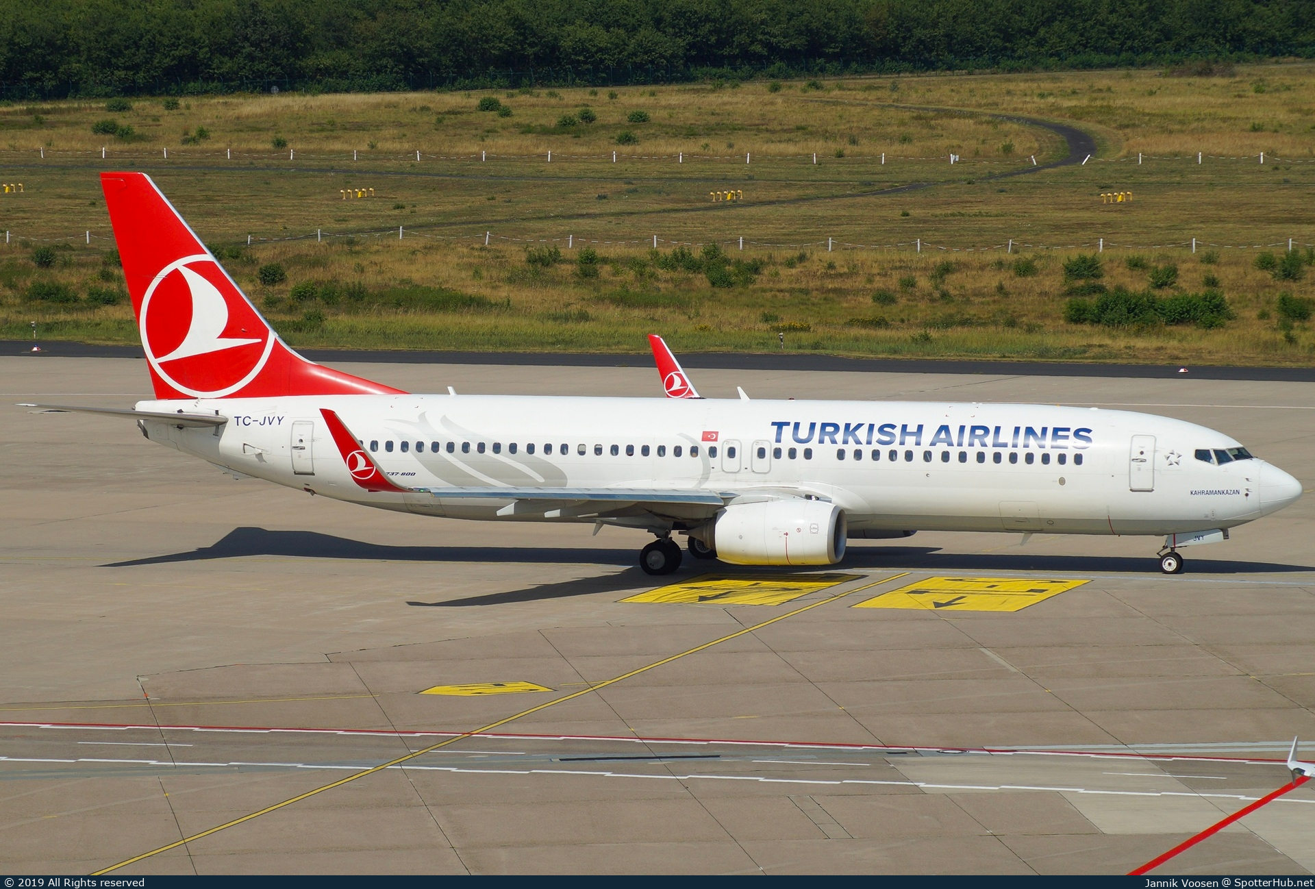 Photo of TC-JVY - Boeing 737-8F2 operated by Turkish Airlines