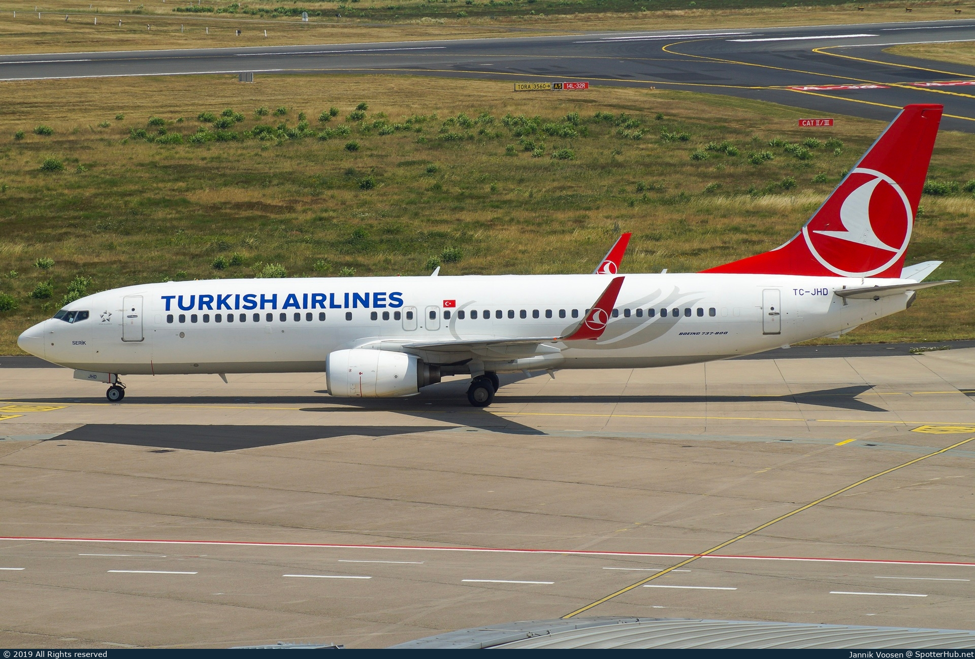 Photo of TC-JHD - Boeing 737-8F2 operated by Turkish Airlines
