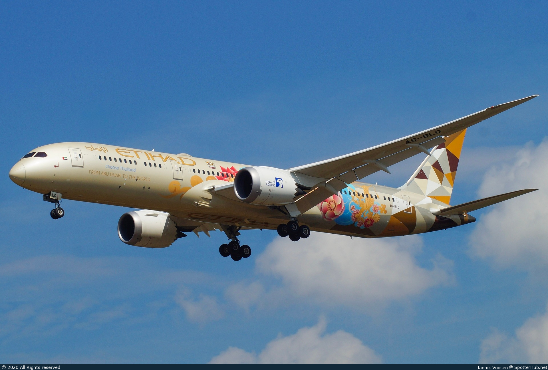 Photo of A6-BLO - Boeing 787-9 Dreamliner operated by Etihad Airways