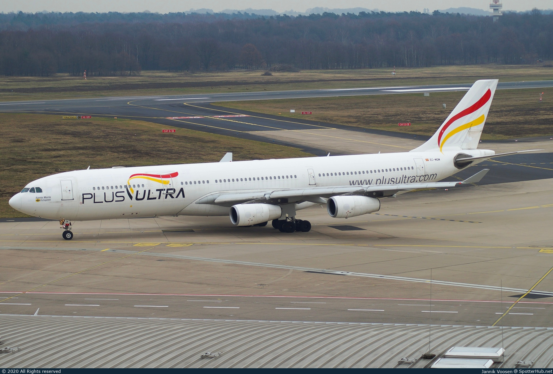 Photo of EC-MQM - Airbus A340-313 operated by Plus Ultra Líneas Aéreas