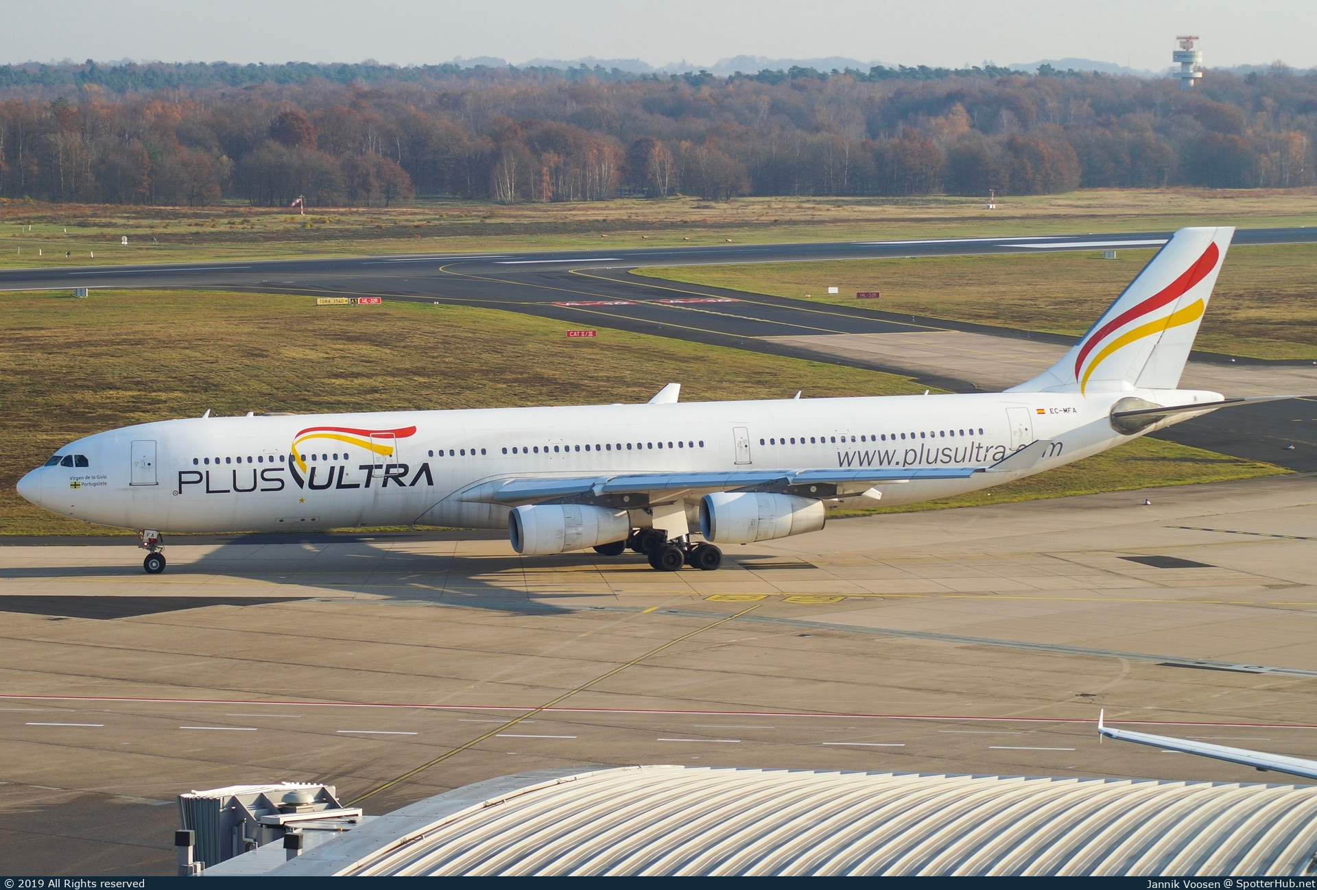 Photo of EC-MFA - Airbus A340-313 operated by Plus Ultra Líneas Aéreas