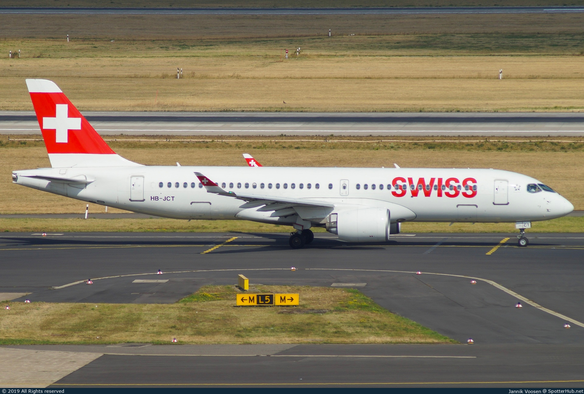 Photo of HB-JCT - Airbus A220-300 operated by Swiss International Air Lines