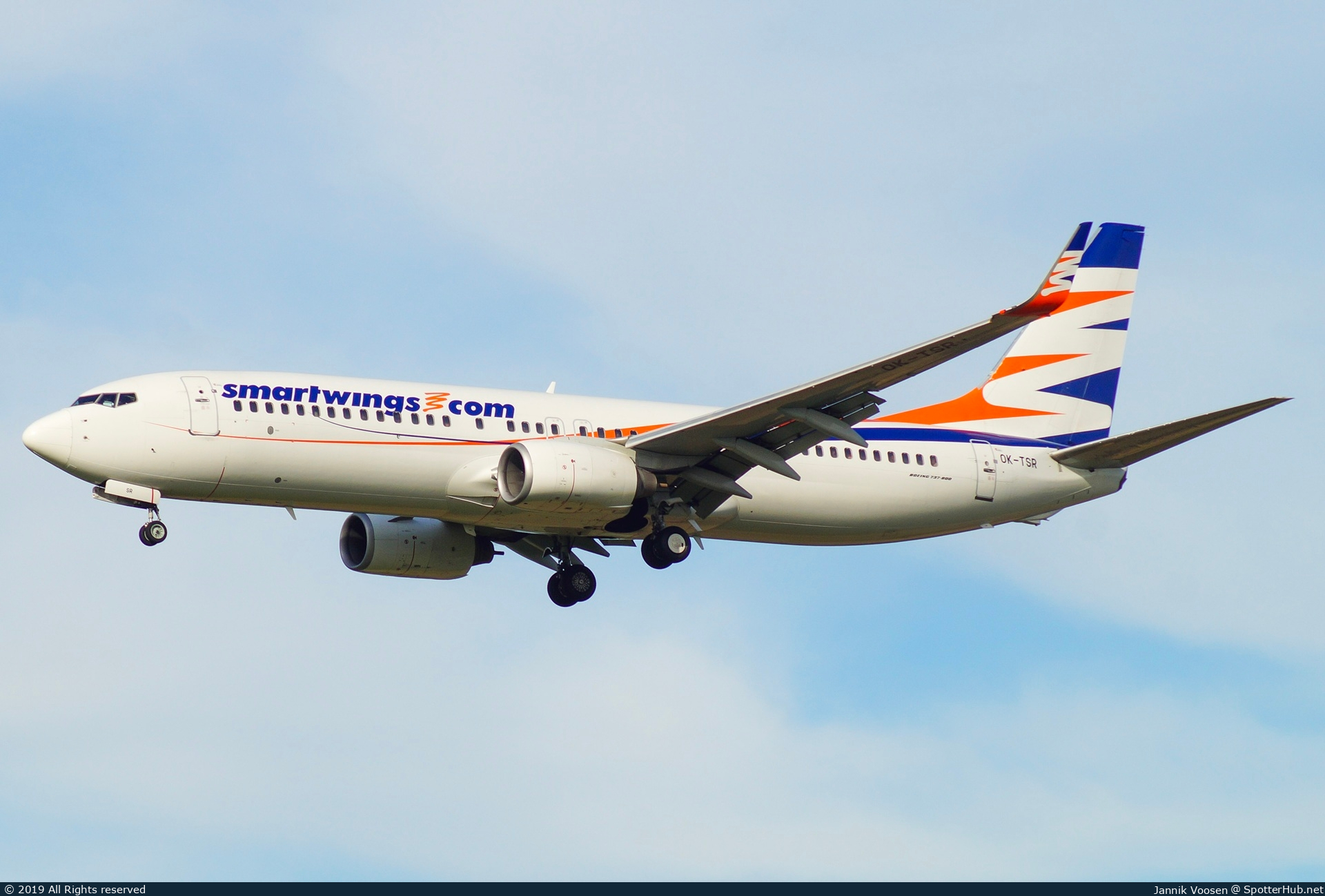 Photo of OK-TSR - Boeing 737-82R operated by SmartWings
