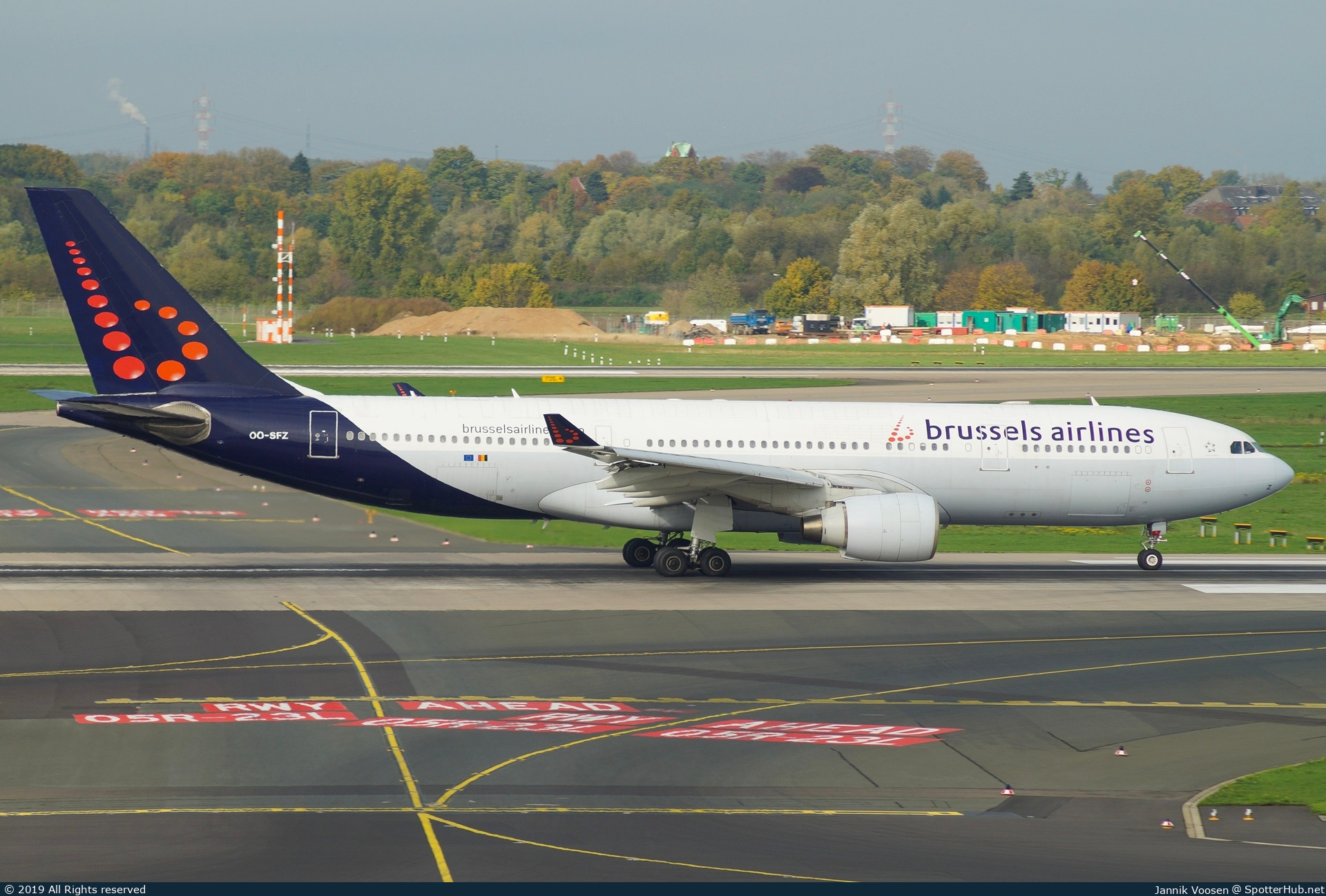 Photo of OO-SFZ - Airbus A330-223 operated by Brussels Airlines