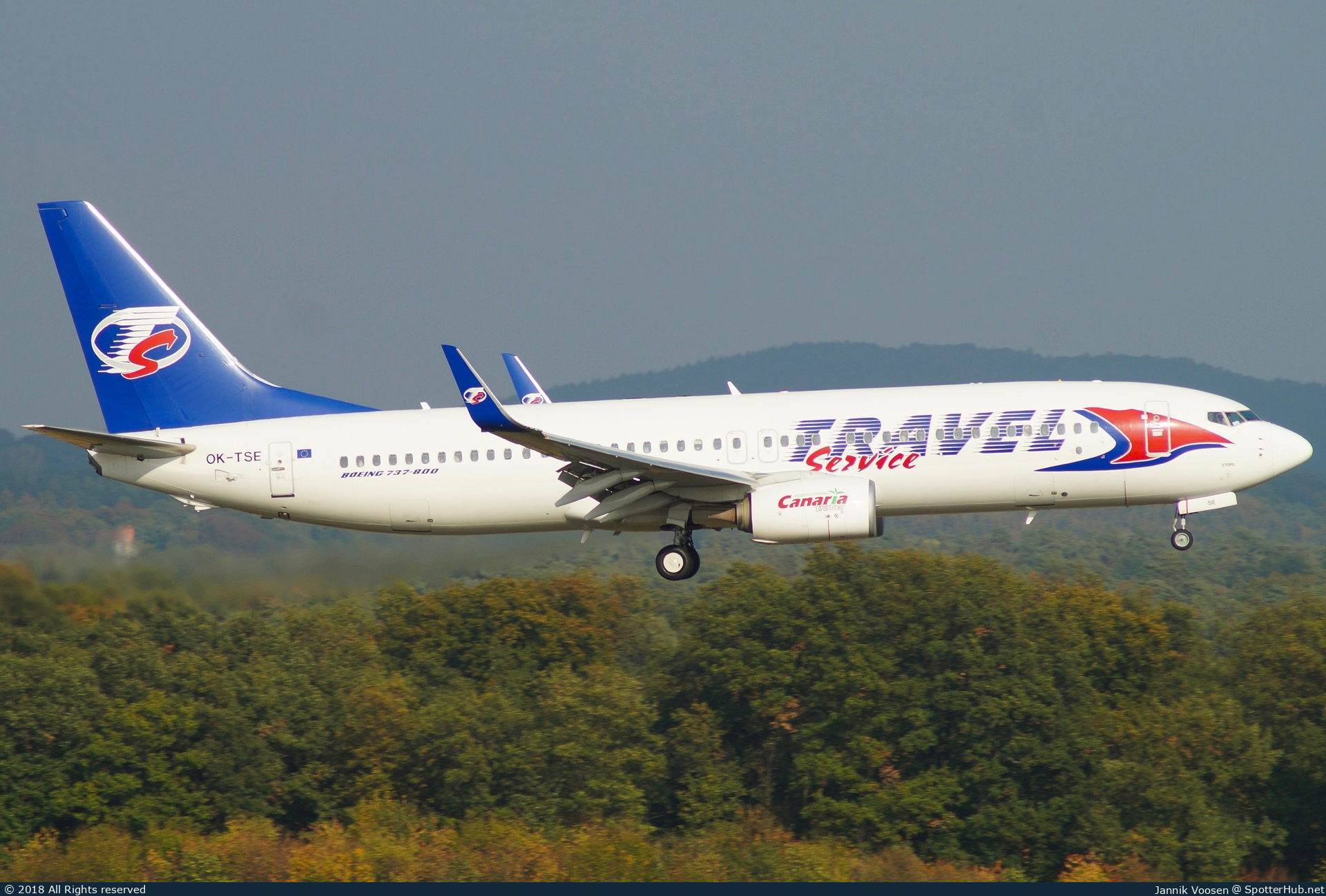 Photo of OK-TSE - Boeing 737-81D operated by Travel Service