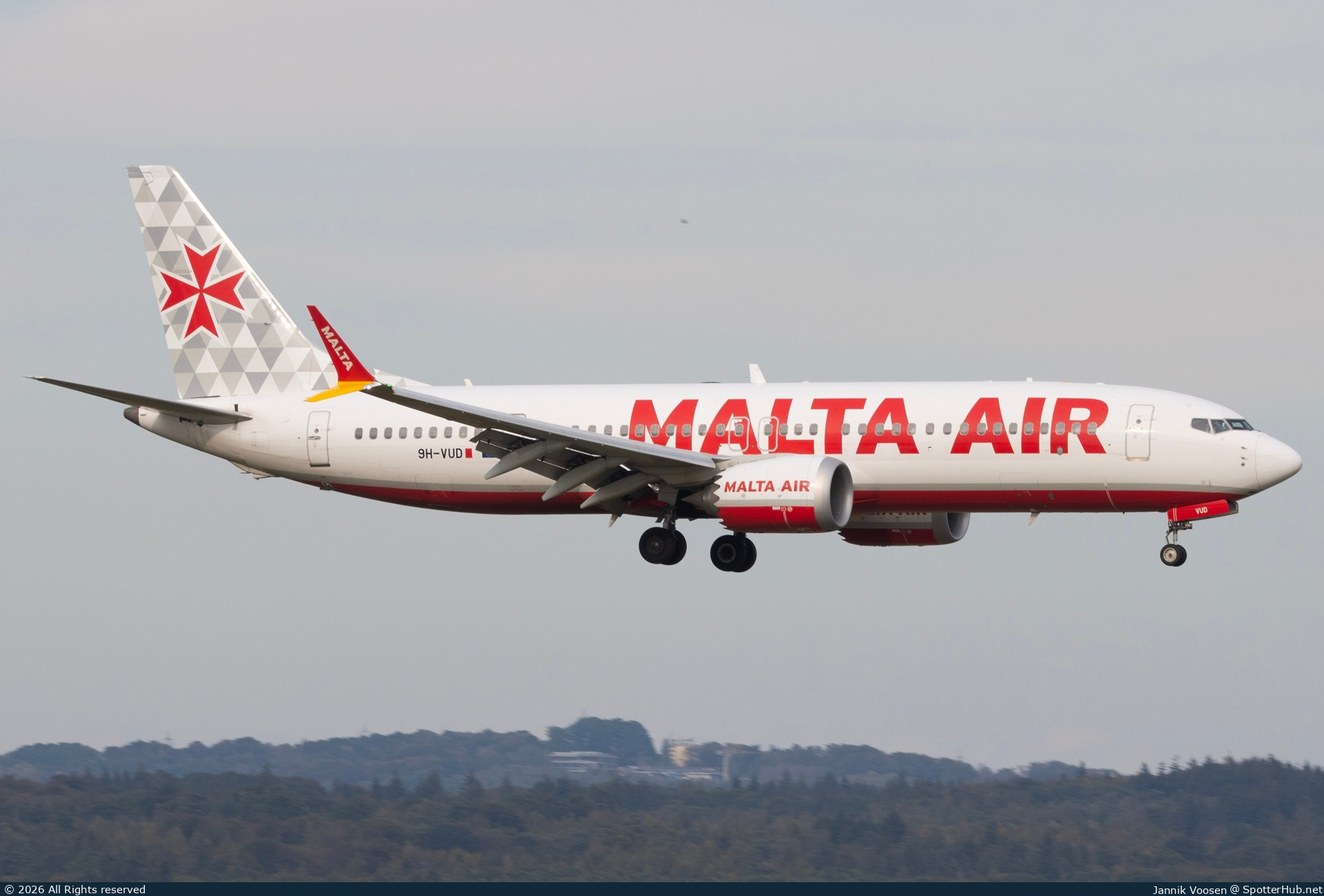 Photo of 9H-VUD - Boeing 737 MAX 8-200 operated by Malta Air