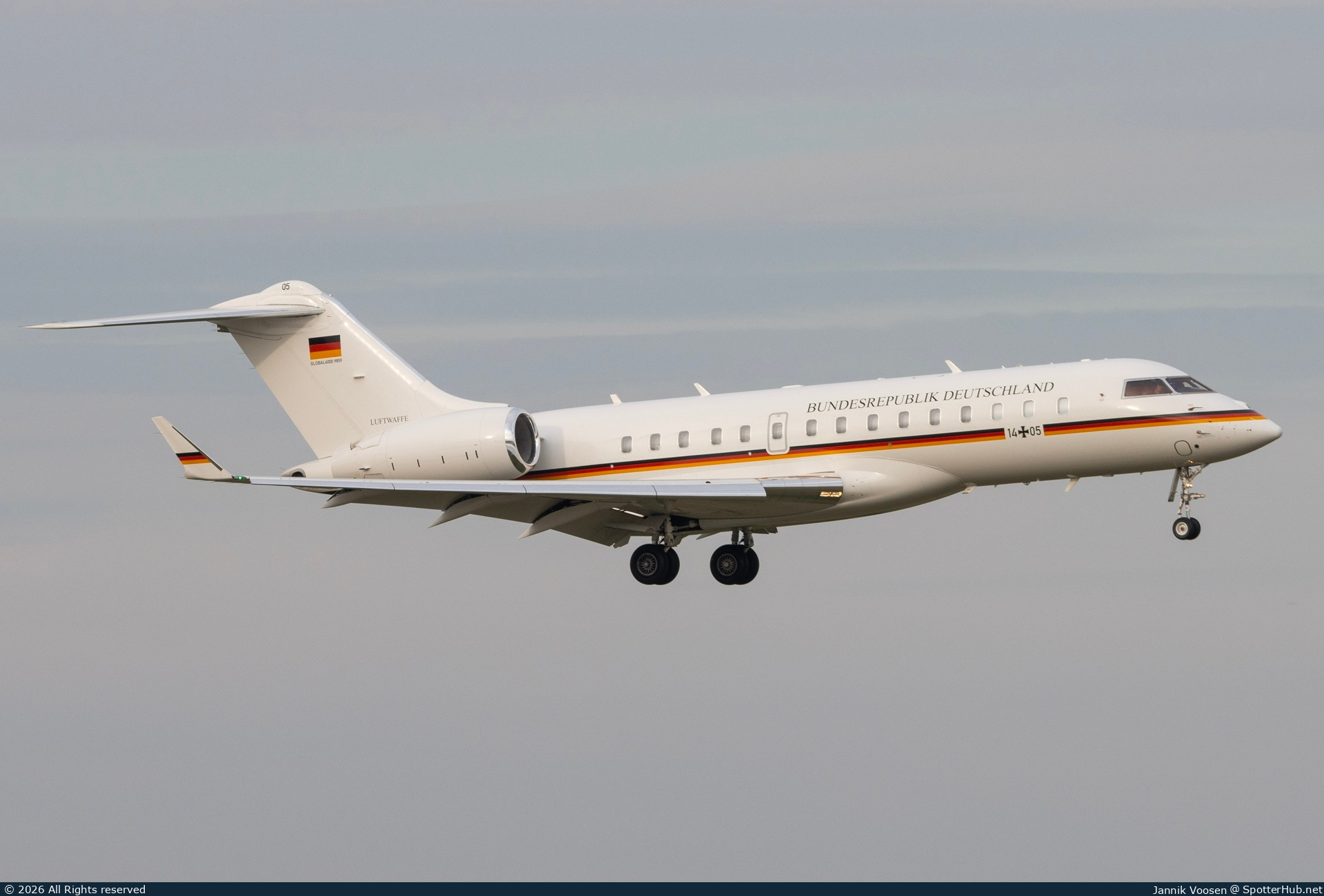 Photo of 14+05 - Bombardier Global 6000 operated by German Air Force
