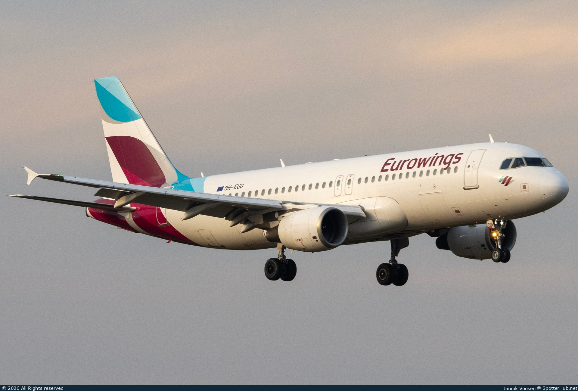 Photo of 9H-EUO - Airbus A320-214 operated by Eurowings Europe Malta