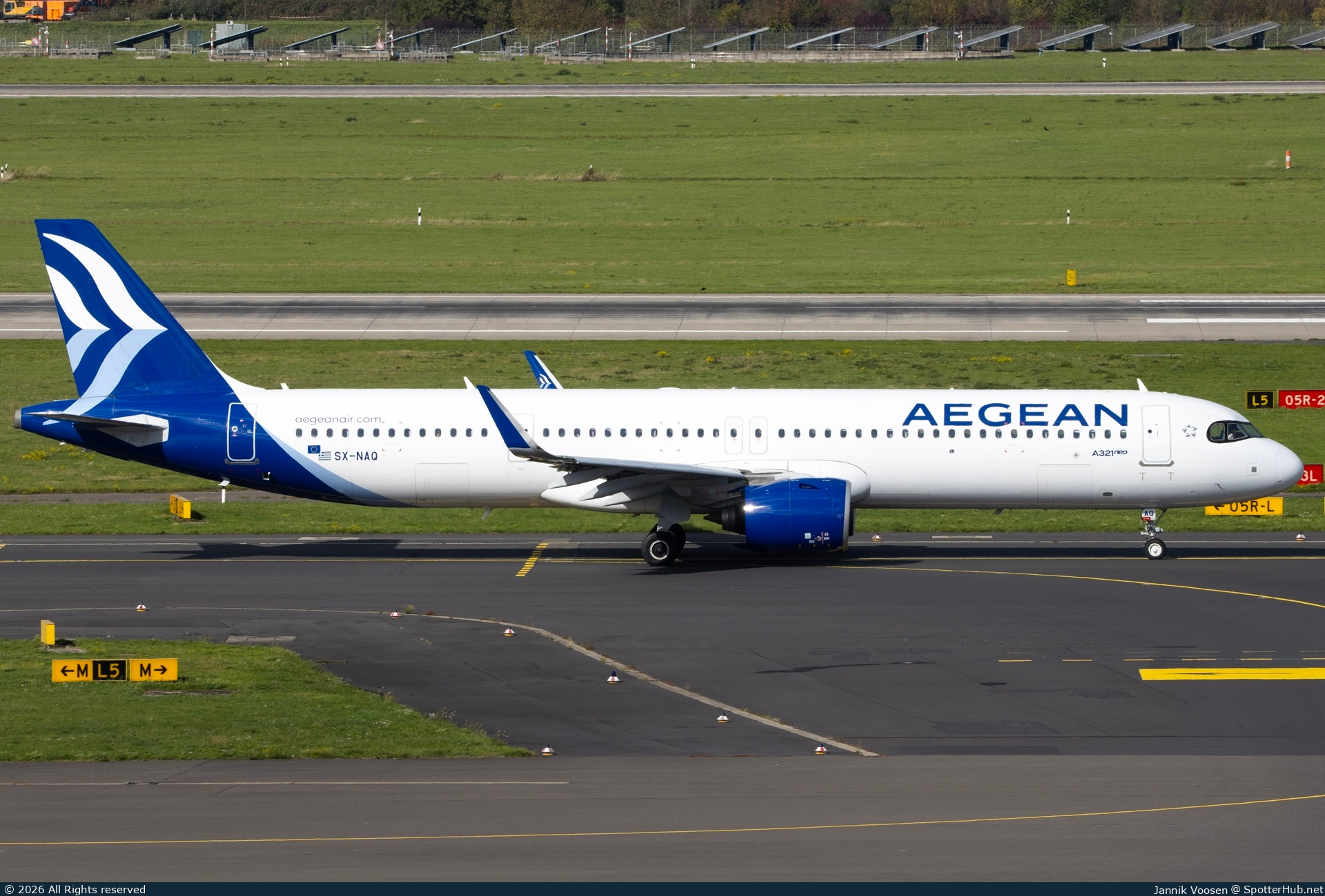 Photo of SX-NAQ - Airbus A321-271NX operated by Aegean Airlines