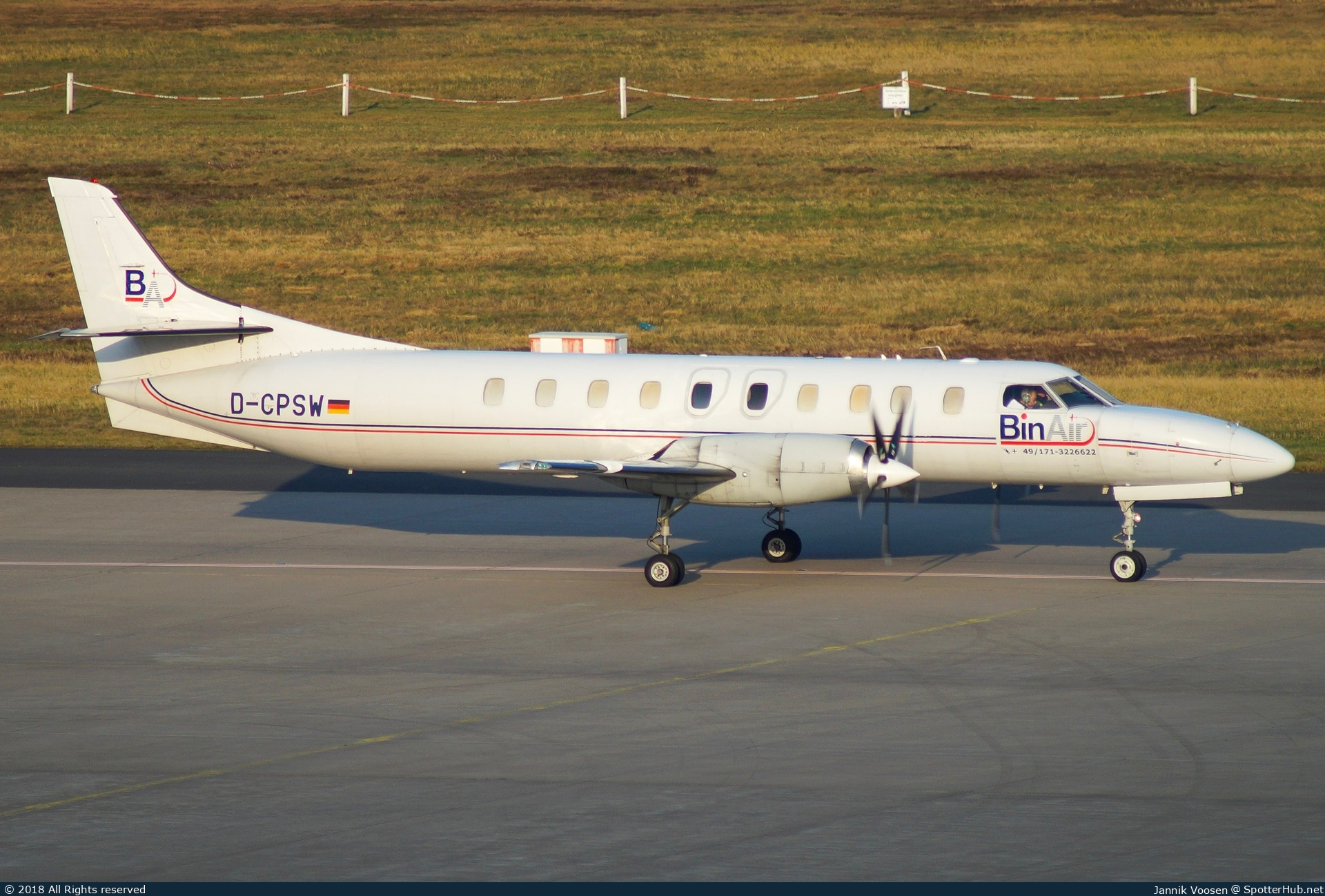 Photo of D-CPSW - Fairchild Swearingen Metro III operated by BinAir Aero Service