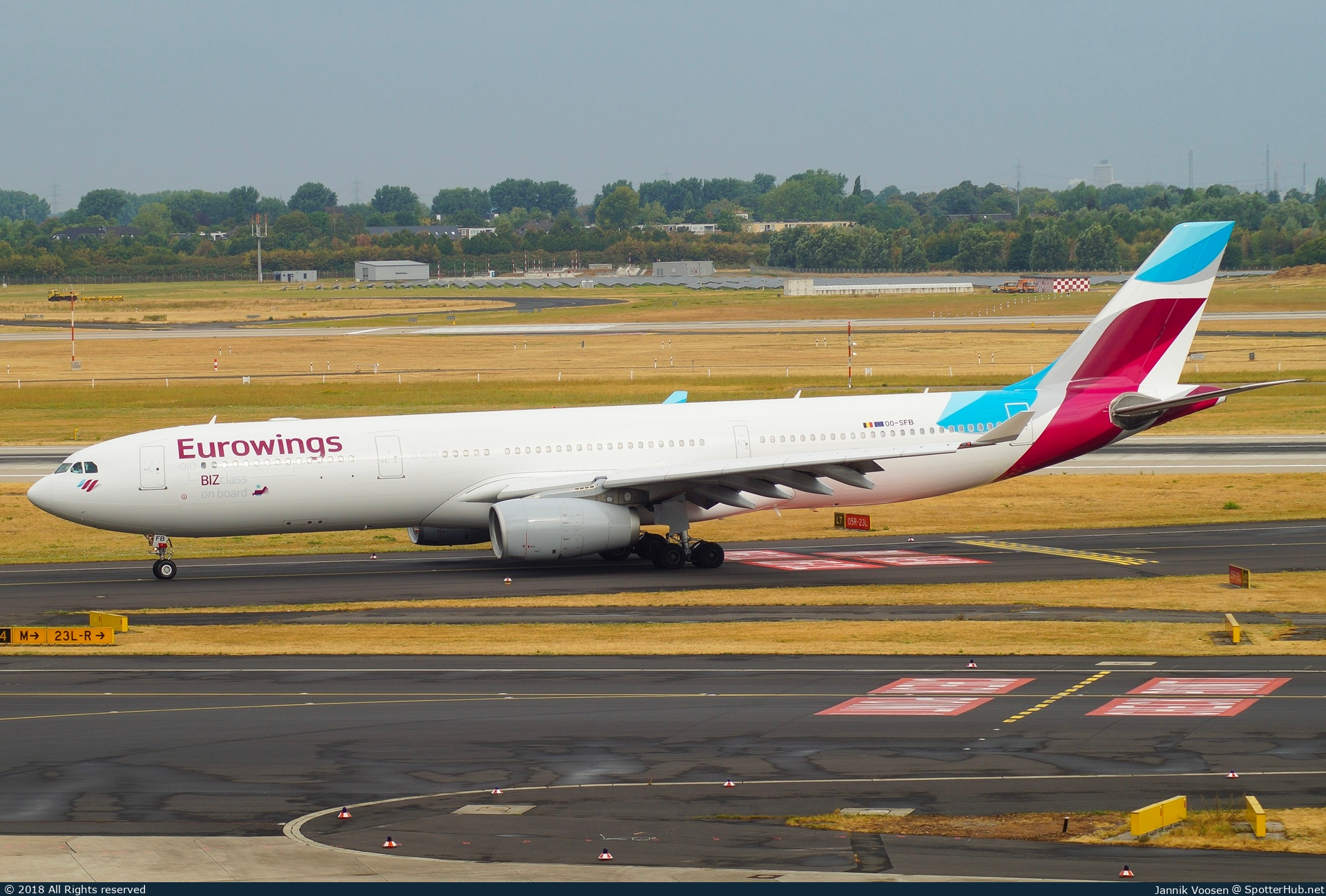 Photo of OO-SFB - Airbus A330-342 operated by Eurowings (opb Brussels Airlines)