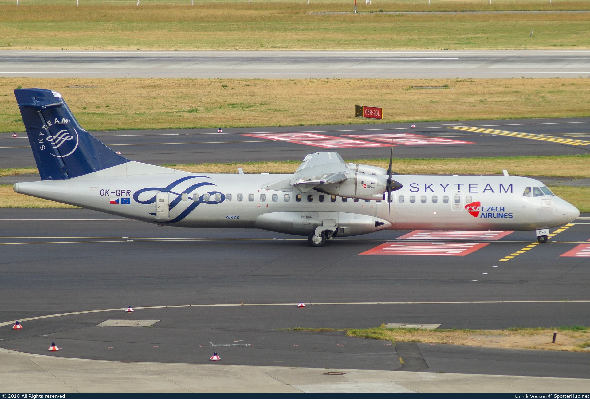 Photo of OK-GFR - ATR 72-500 operated by CSA Czech Airlines