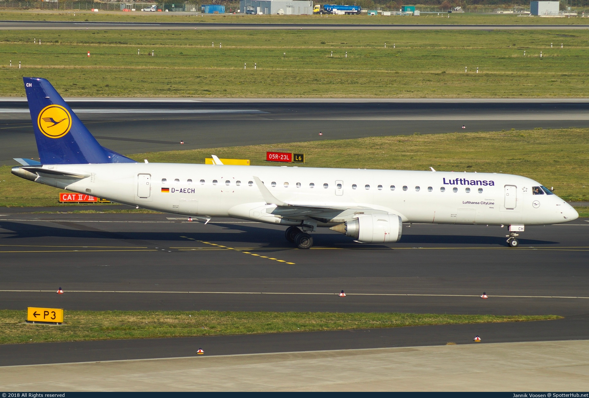 Photo of D-AECH - Embraer ERJ-190LR operated by Lufthansa CityLine