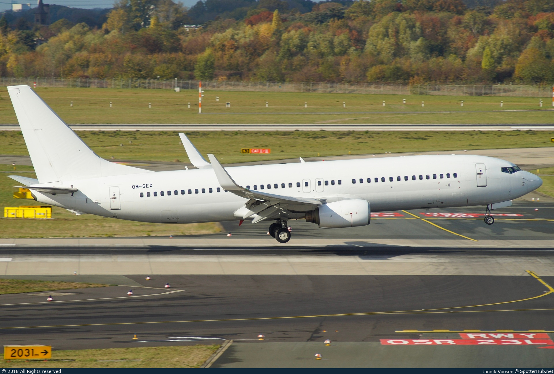 Photo of OM-GEX - Boeing 737-8AS operated by Travel Service (opb AirExplore)