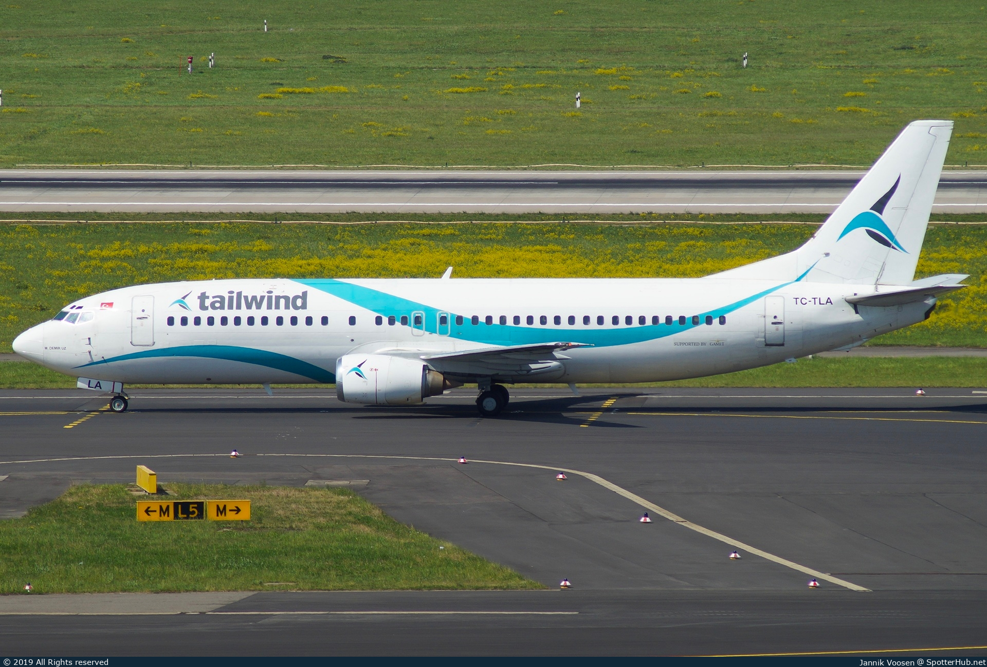 Photo of TC-TLA - Boeing 737-4Q8 operated by Tailwind Airlines