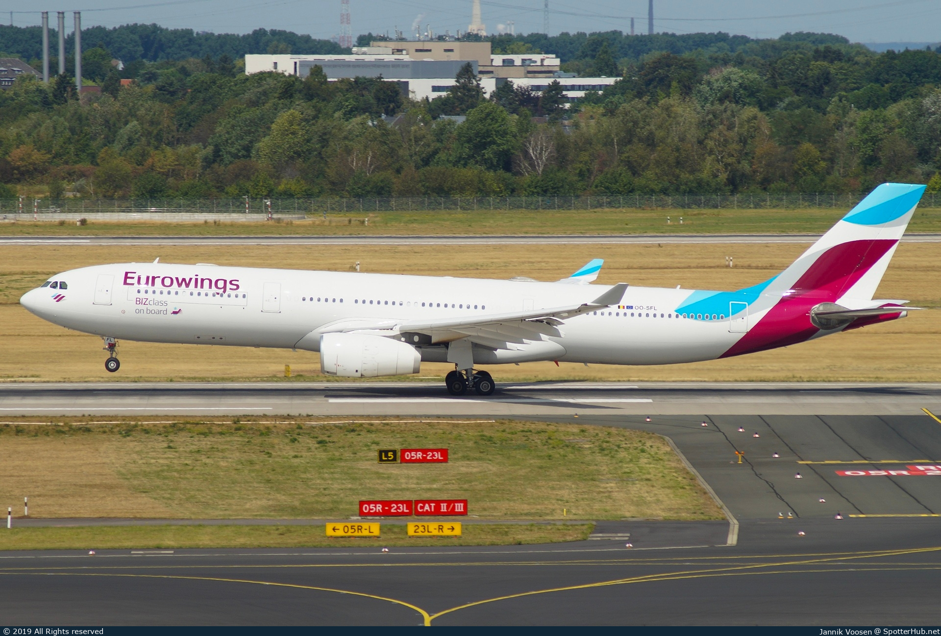 Photo of OO-SFL - Airbus A330-343 operated by Eurowings (opb Brussels Airlines)