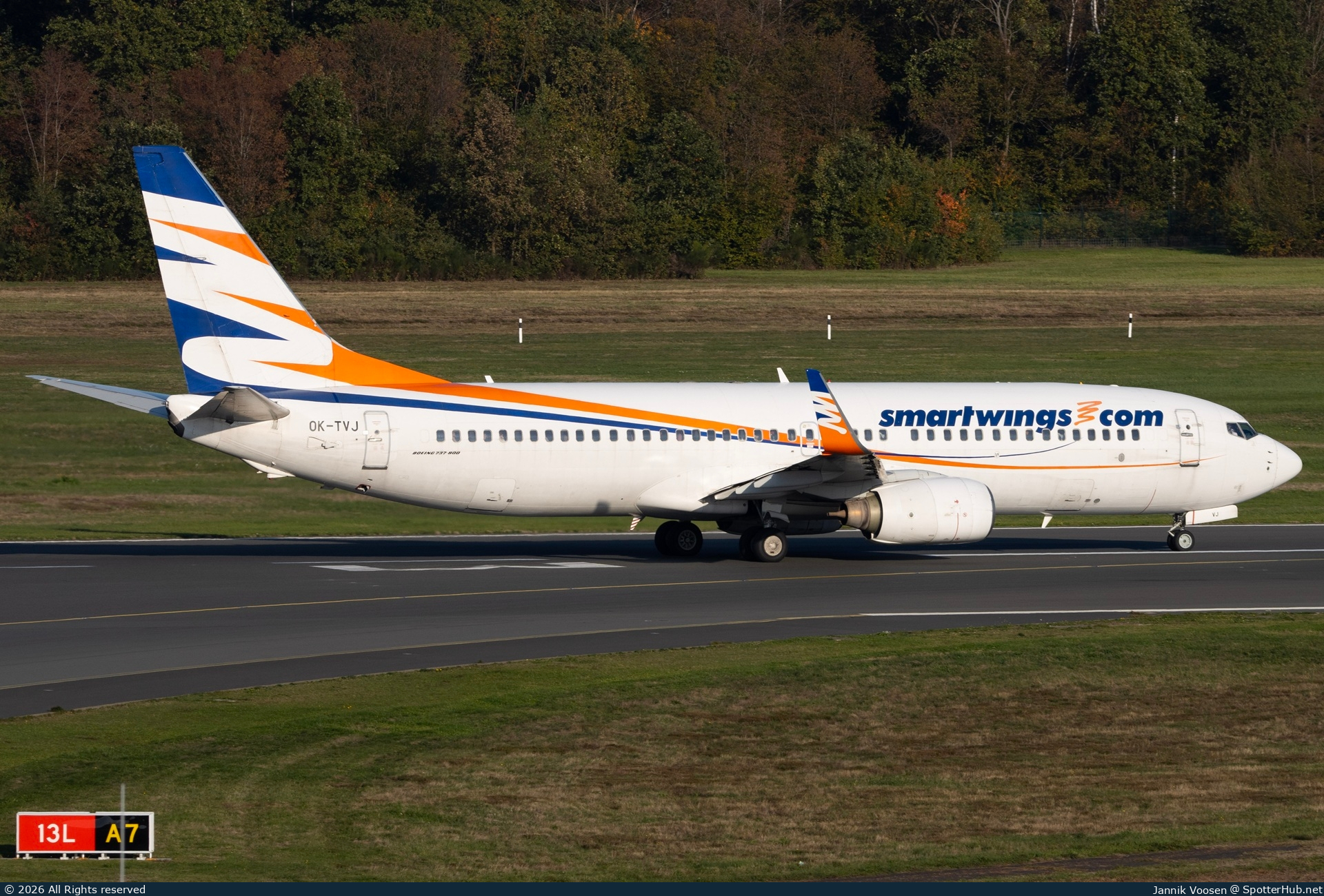 Photo of OK-TVJ - Boeing 737-8Q8 operated by SmartWings