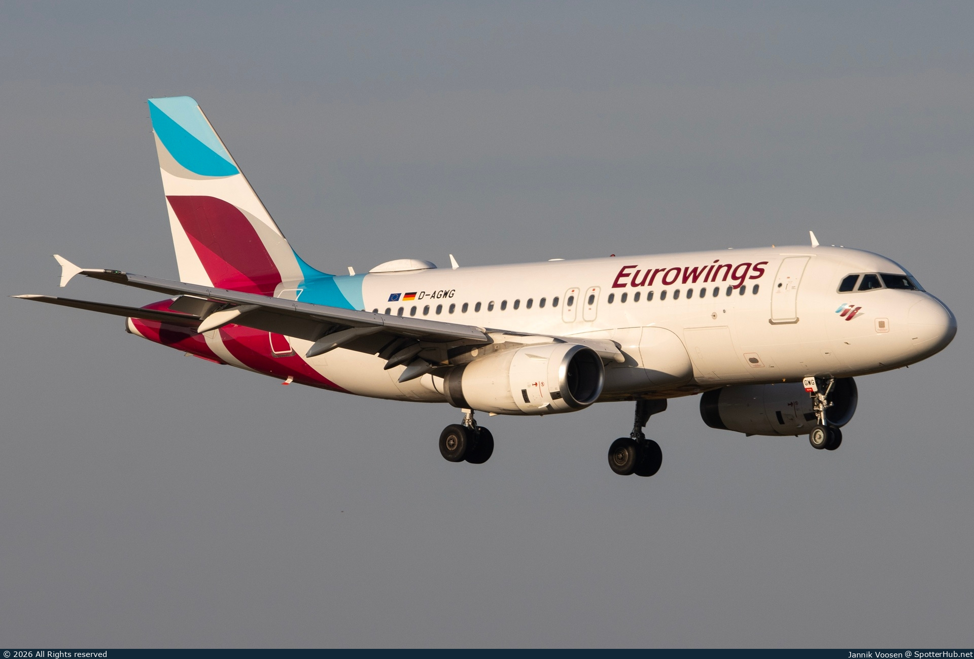 Photo of D-AGWG - Airbus A319-132 operated by Eurowings