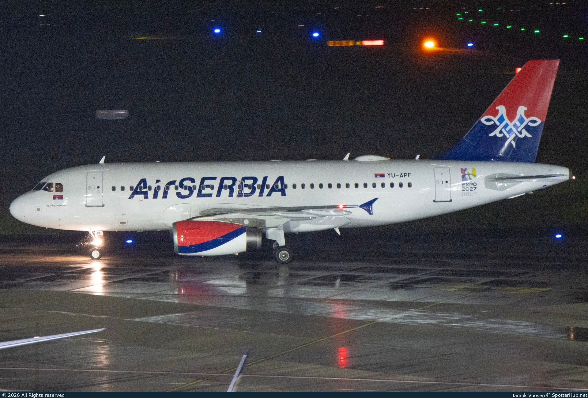 Photo of YU-APF - Airbus A319-132 operated by Air Serbia