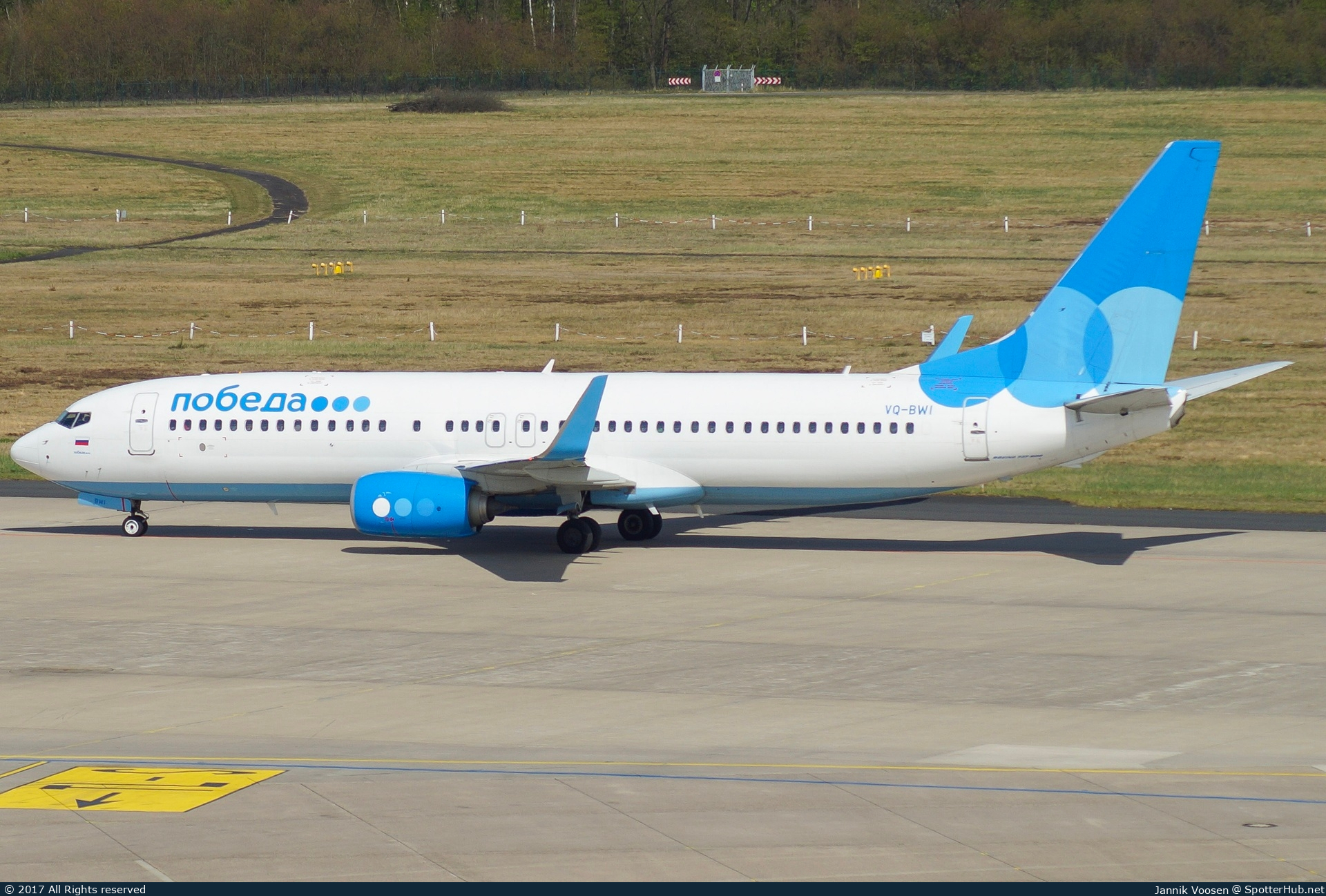 Photo of VQ-BWI - Boeing 737-8LJ operated by Pobeda