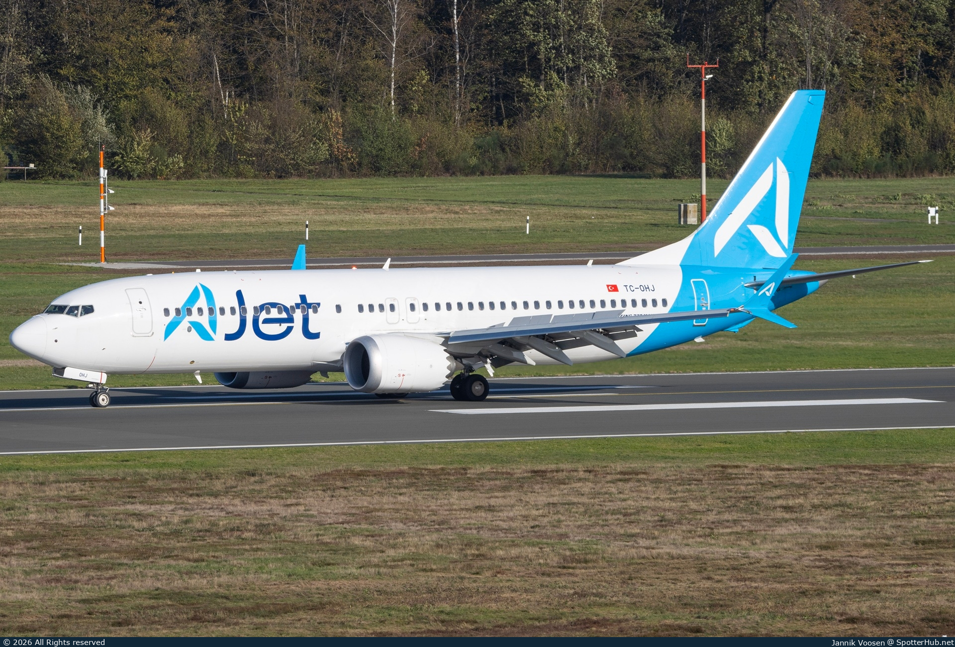 Photo of TC-OHJ - Boeing 737 MAX 8 operated by AJet