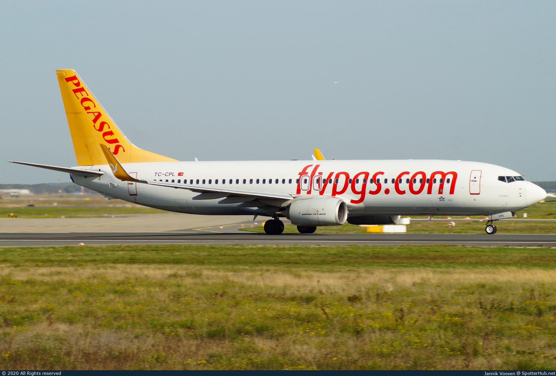 Photo of TC-CPL - Boeing 737-82R operated by Pegasus Airlines