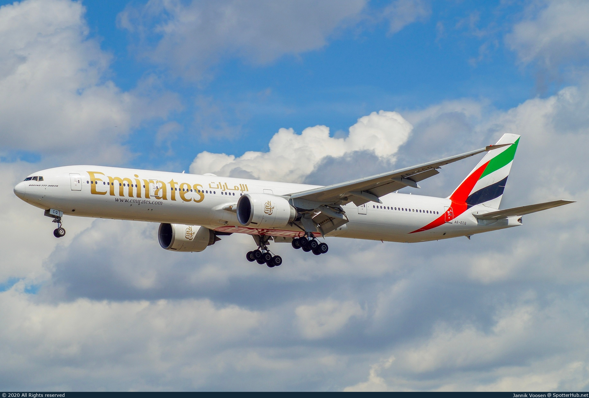 Photo of A6-ECQ - Boeing 777-31H(ER) operated by Emirates