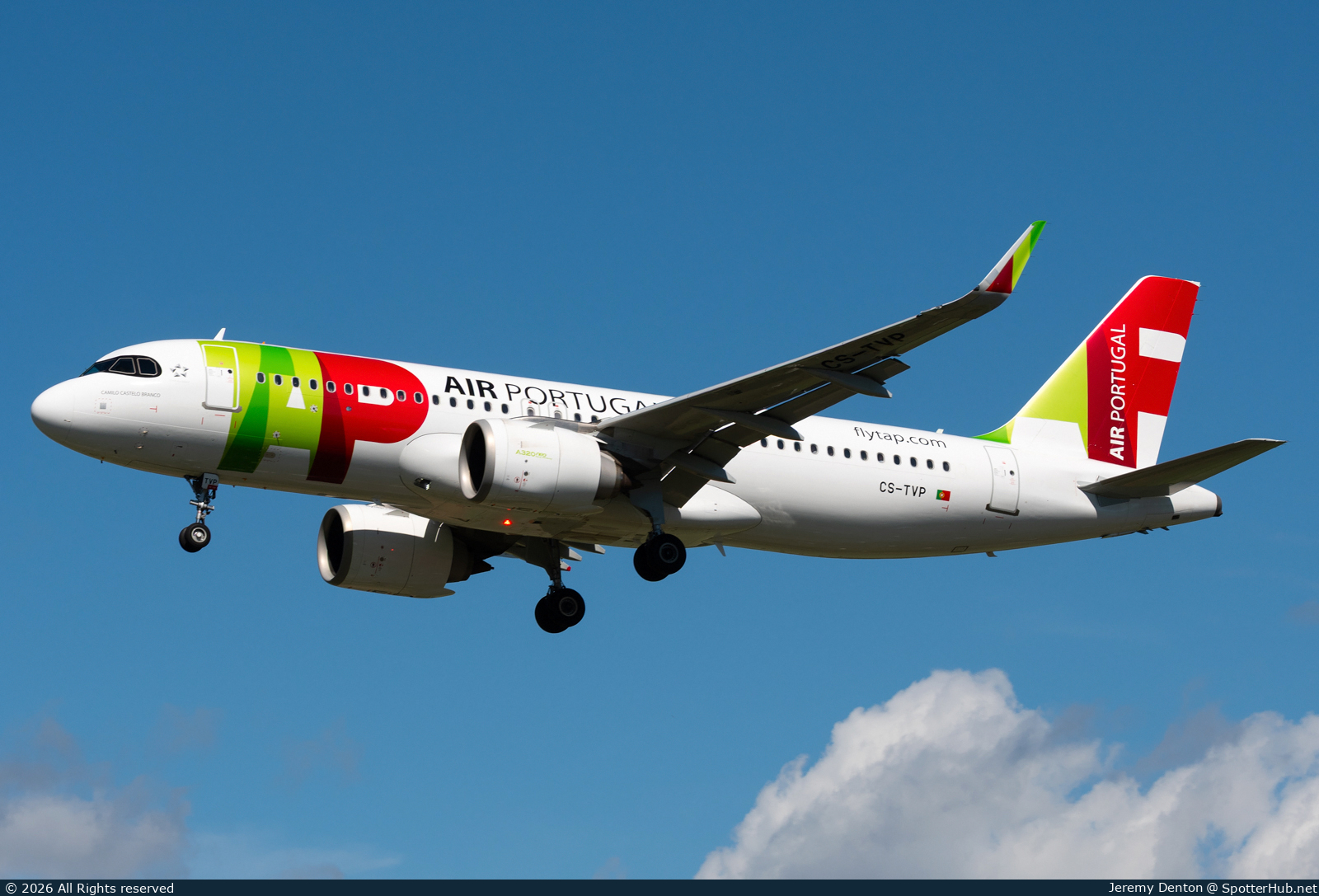 Photo of CS-TVP - Airbus A320-251N operated by TAP Air Portugal