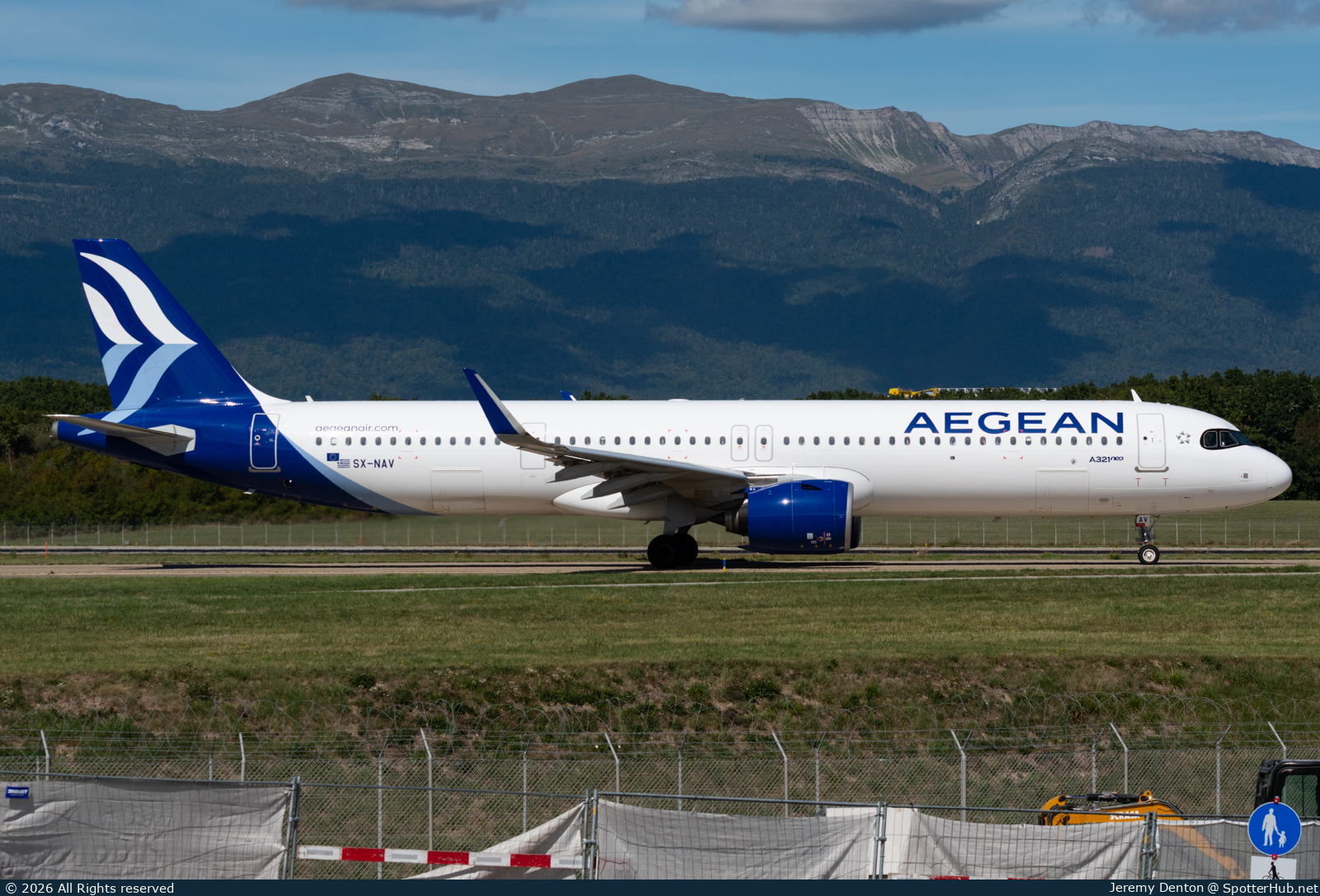 Photo of SX-NAV - Airbus A321-271NX operated by Aegean Airlines