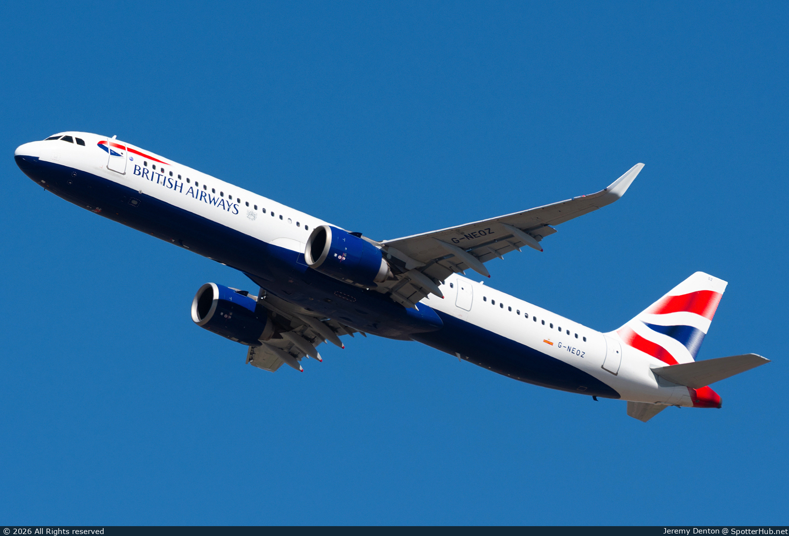 Photo of G-NEOZ - Airbus A321-251NX operated by British Airways