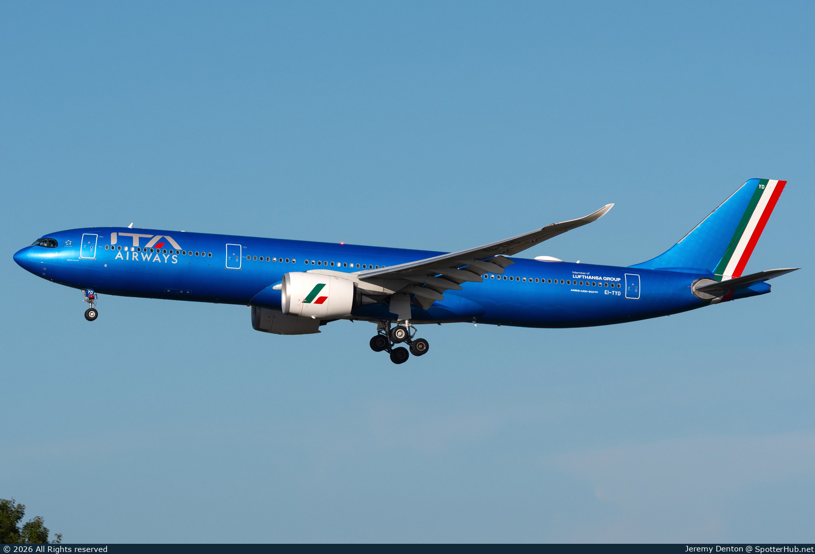 Photo of EI-TYD - Airbus A330-941 operated by ITA Airways