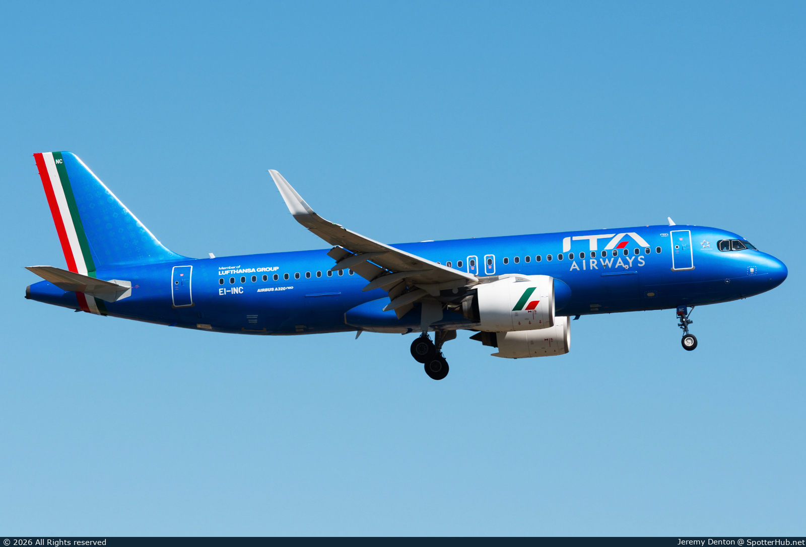 Photo of EI-INC - Airbus A320-272N operated by ITA Airways