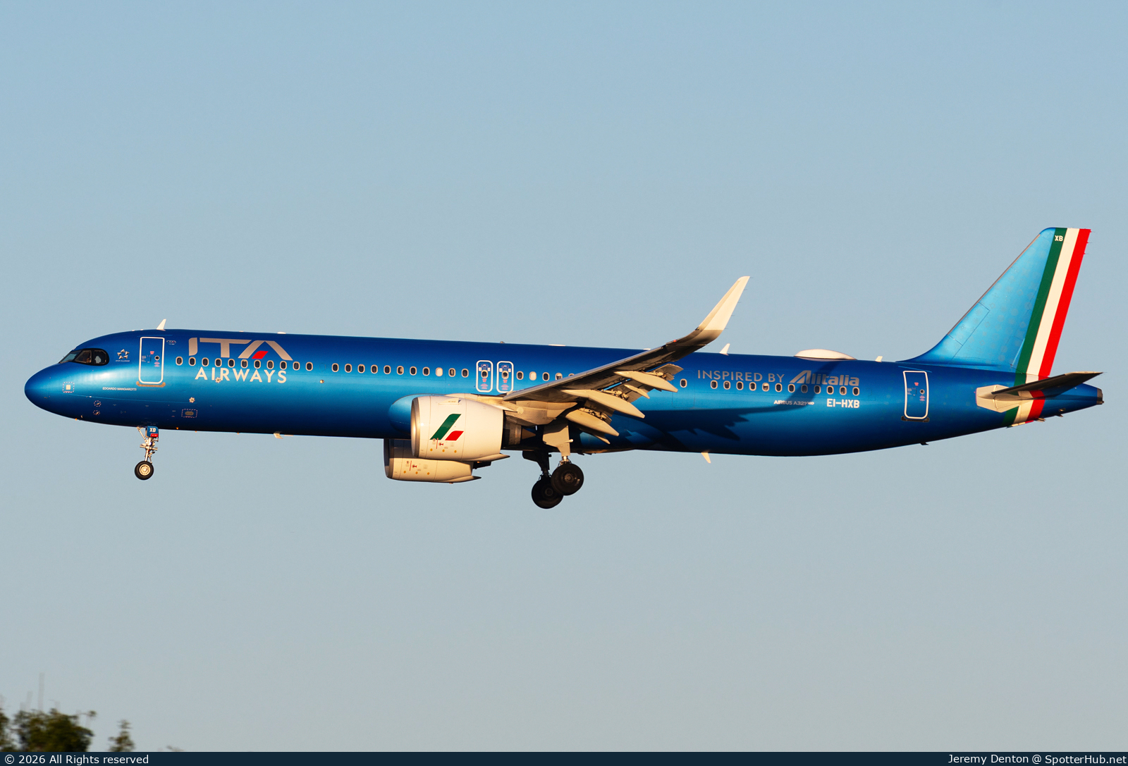 Photo of EI-HXB - Airbus A321-271NX operated by ITA Airways
